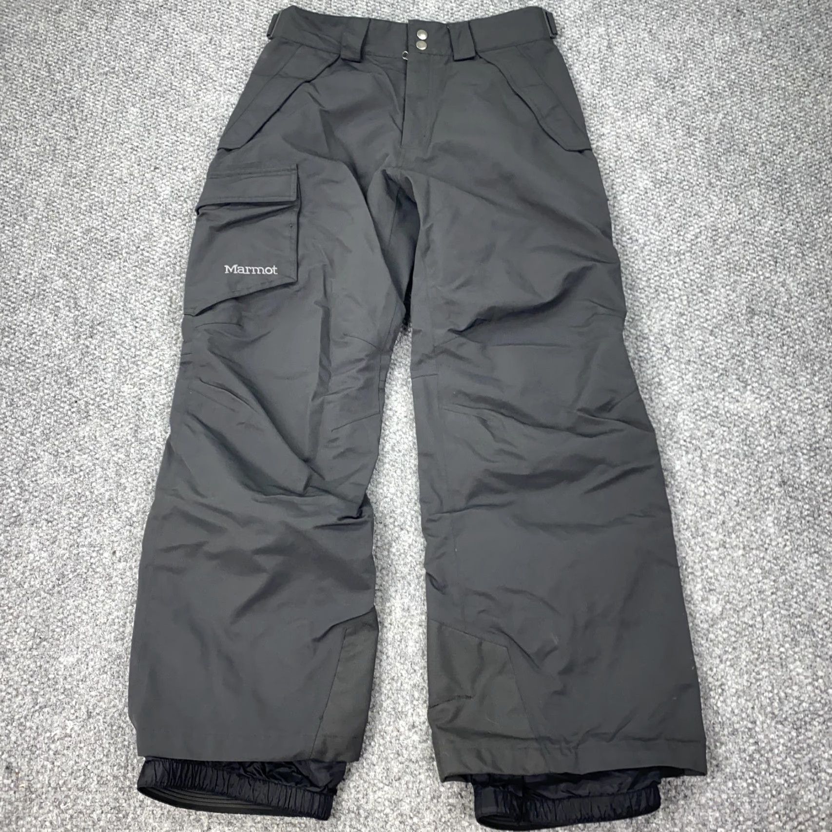 Marmot Marmot Snow Pants Mens 30x29 Gray Insulated Ski Cargo Adjustable Gaiter Waist Size US 29 - 2 Thumbnail