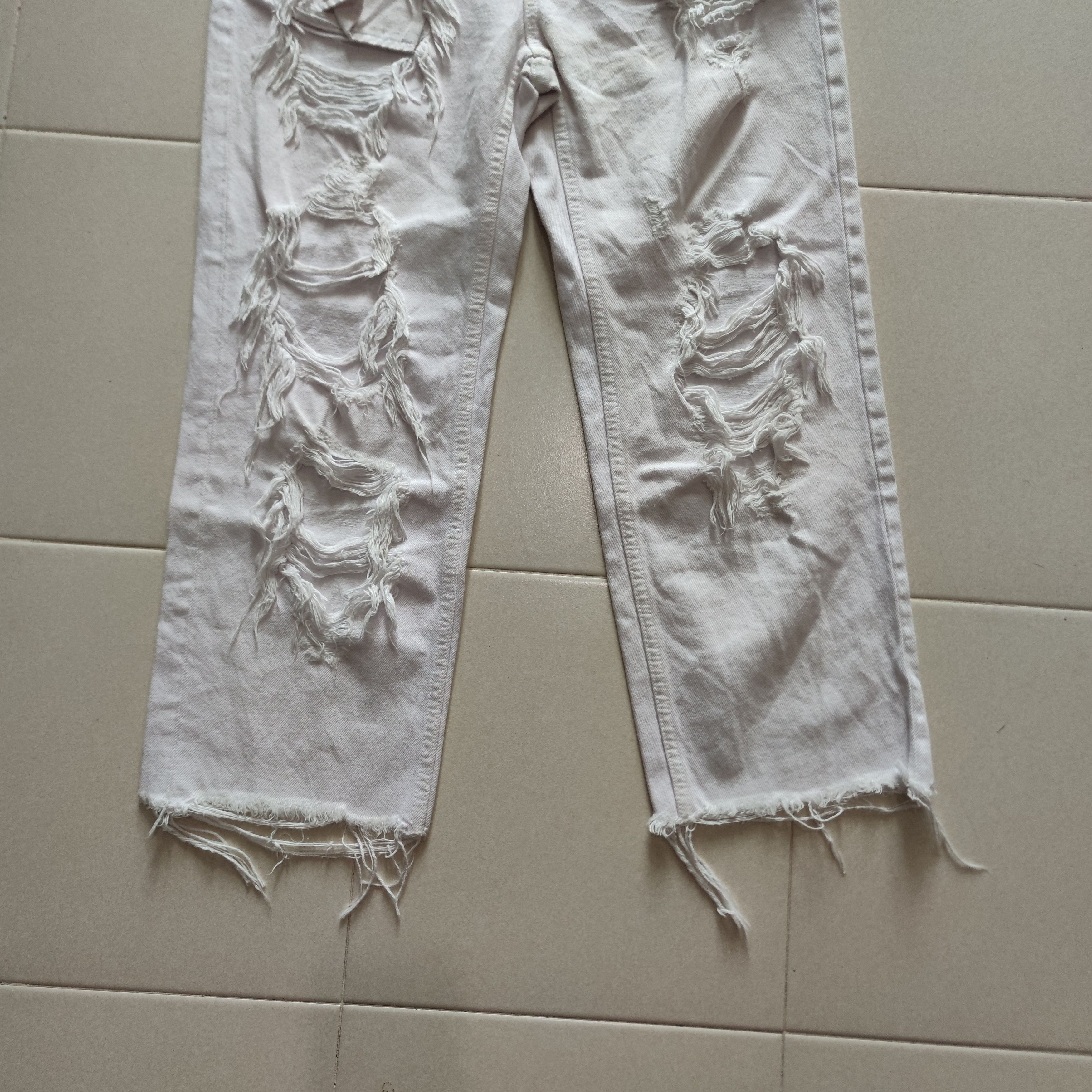 Alexander Wang DENIM X ALEXANDER WANG RIVAL DISTRESSED DESIGN DENIM Size 28" / US 6 / IT 42 - 9 Thumbnail