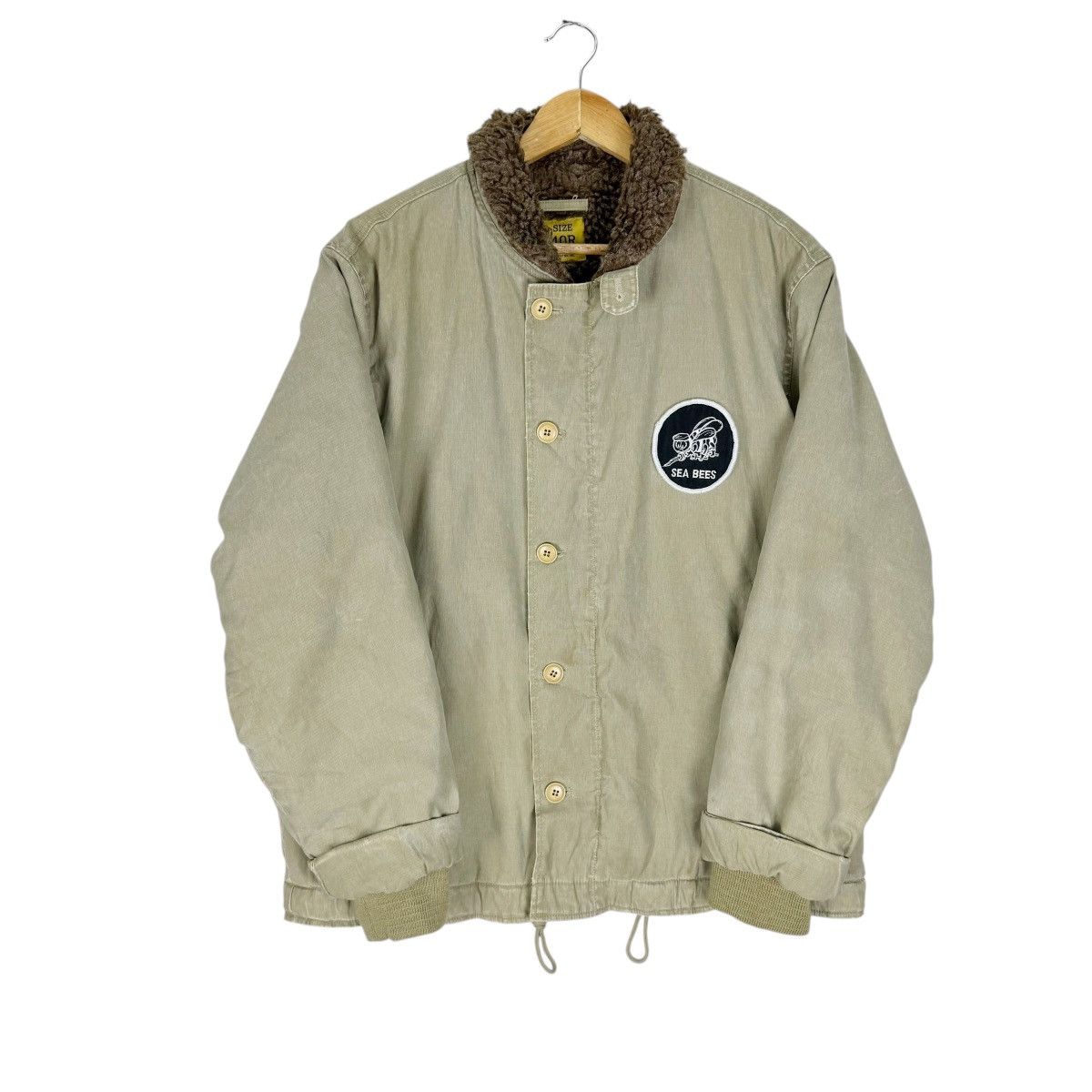 Japanese Brand ☀️HOUSTON SEA BEES DECK USN JACKET Size US M / EU 48-50 / 2 - 6 Thumbnail