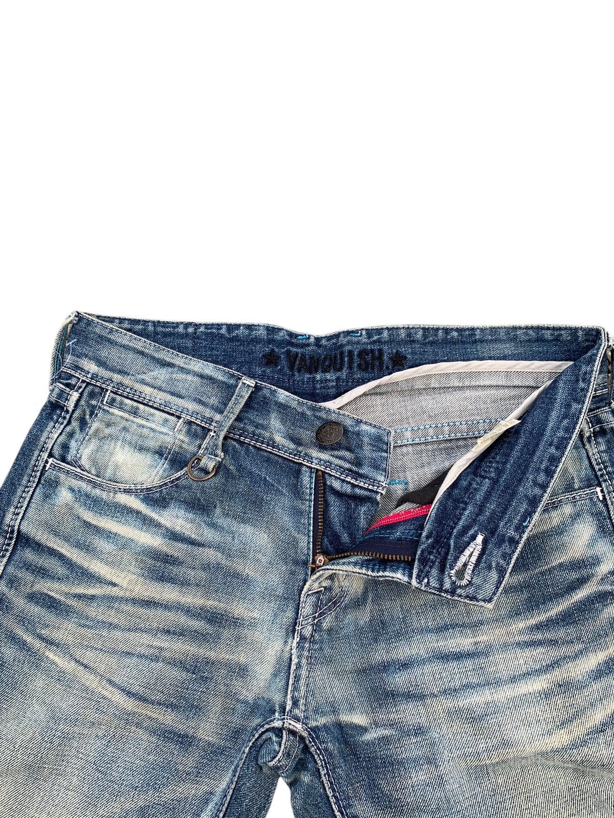 Vanquish VANQUISH GOLD MUDMAX PUNK JAPANESE DISTRESSED DENIM Size US 30 / EU 46 - 10 Thumbnail