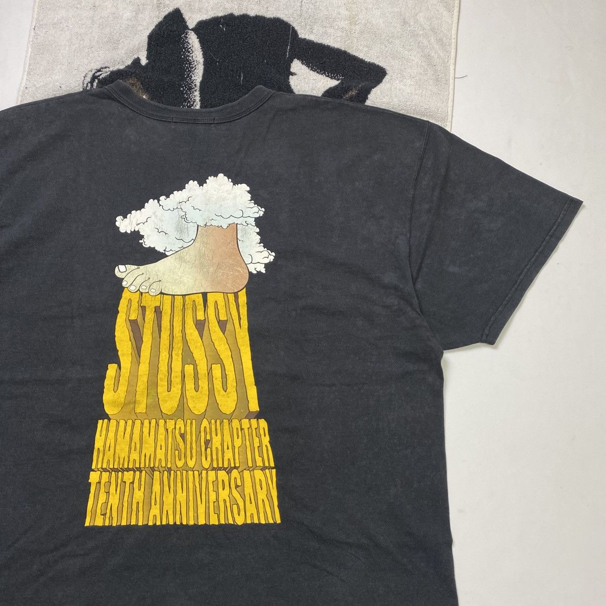 Stussy Faded Vintage stussy x champion short sleeve Size US XL / EU 56 / 4 - 4 Thumbnail