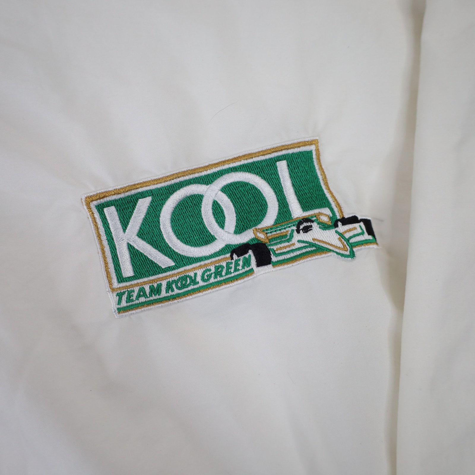 Vintage Vintage Kool Cigarettes Team Kool Green Racing Windbreaker Size US XL / EU 56 / 4 - 5 Thumbnail