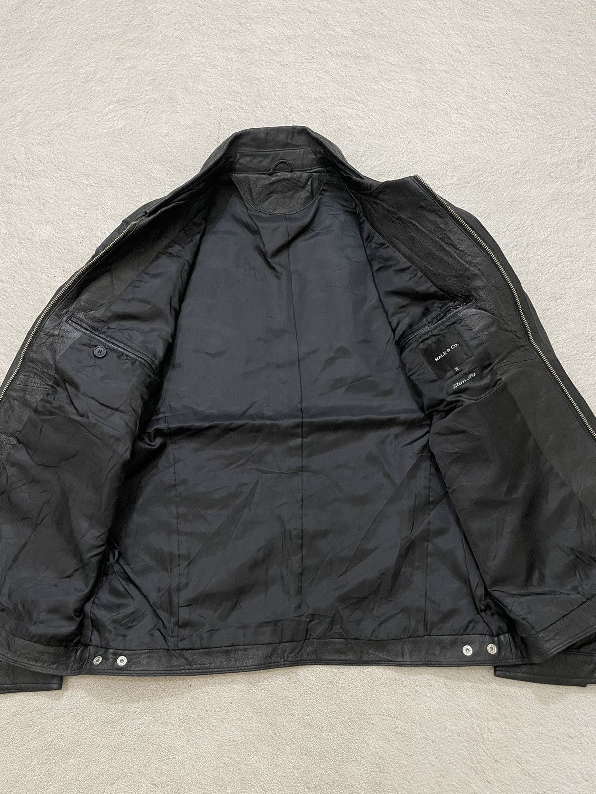 14th Addiction 2000s Japanese Black Leather Jacket Multi Pocket If6was9 LGB Size US L / EU 52-54 / 3 - 5 Thumbnail
