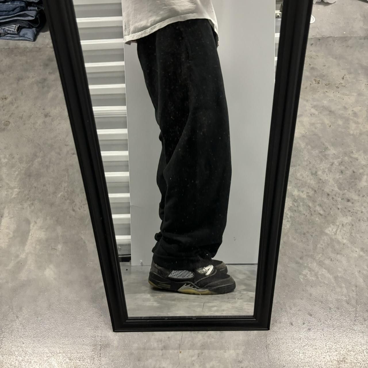 Japanese Brand × Vintage Crazy Vintage Y2K/2000s Black Essential Sweatpants! Size US 32 / EU 48 - 2 Thumbnail