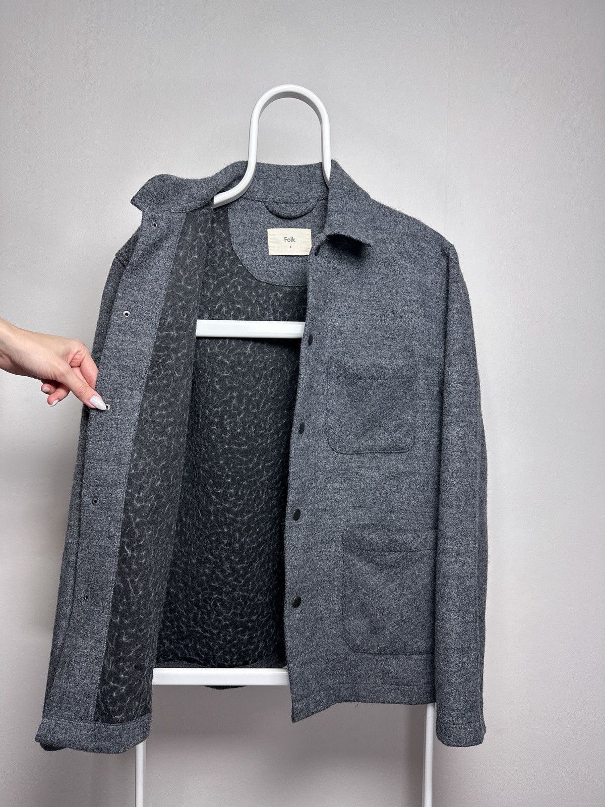 Folk Folk Wool Blend Button Up Overshirt Jacket Coat Size 3 Size US M / EU 48-50 / 2 - 4 Thumbnail