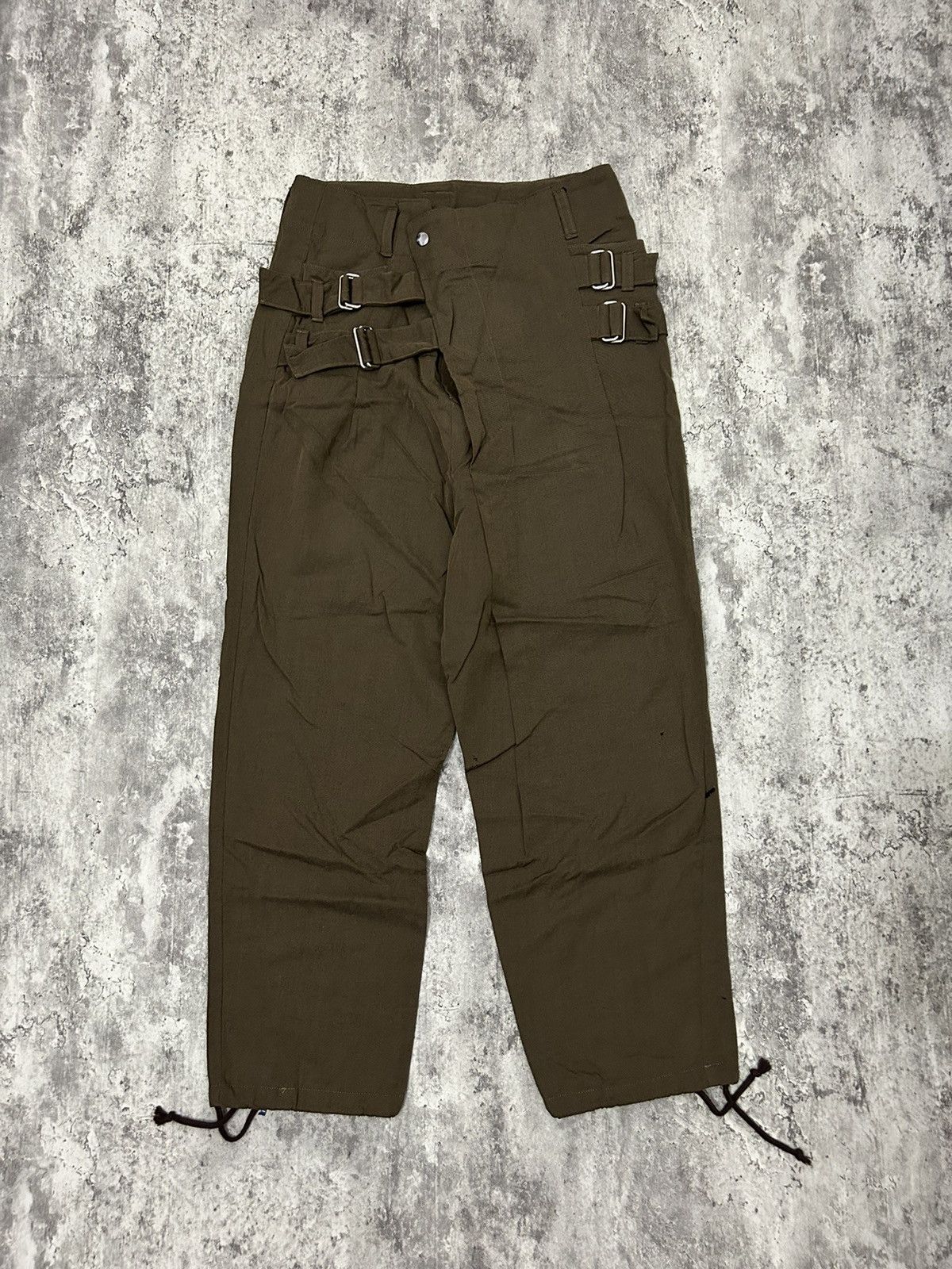 Seditionaries Japanese Brand GGD Wool Double Buckle Three Quarter Pants Size US 31 - 1 Thumbnail