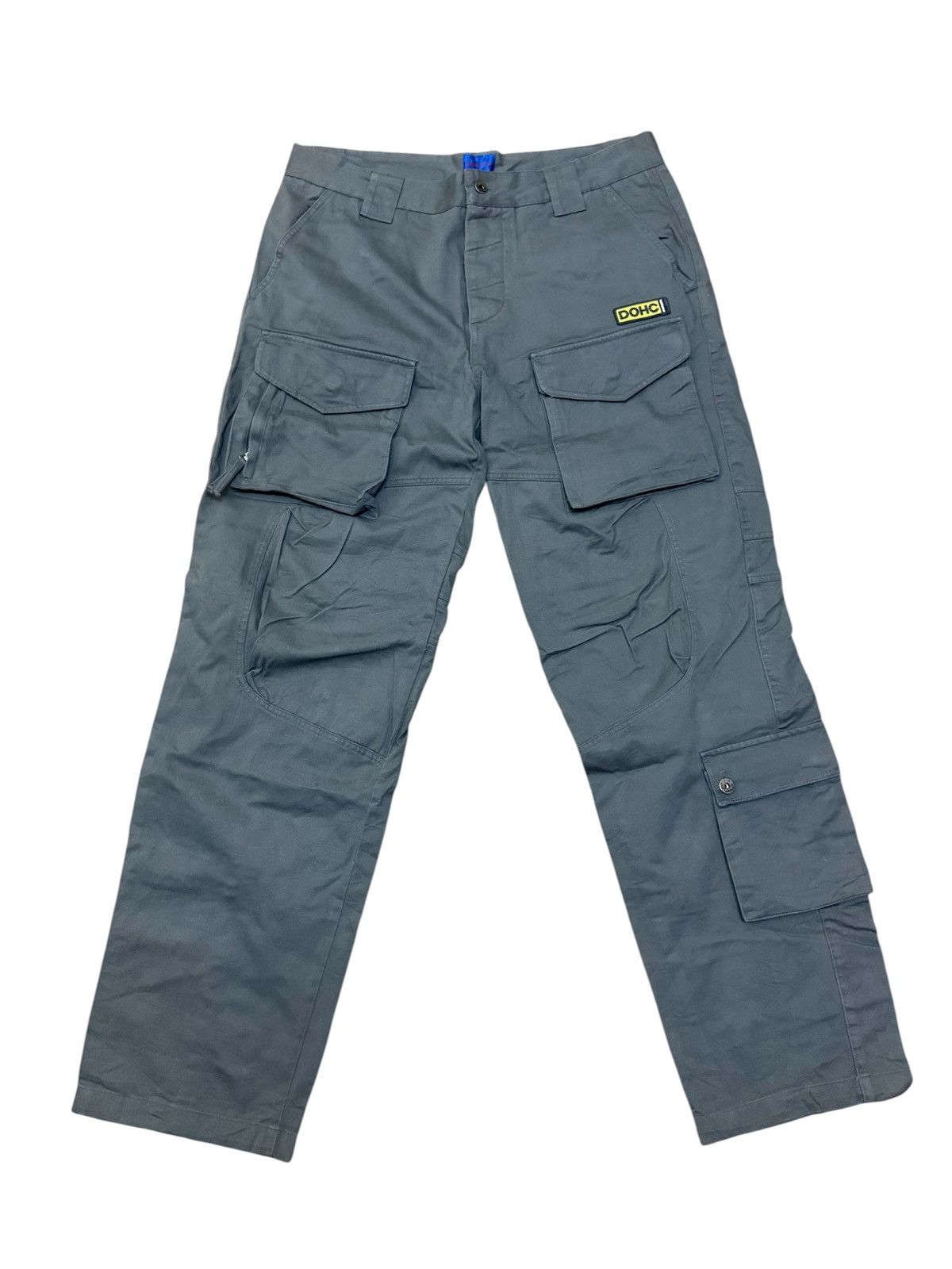 Japanese Brand Vintage DOHC Bush Pocket Cargo Pants 8 Pockets Streetwear Size US 34 / EU 50 - 1 Thumbnail