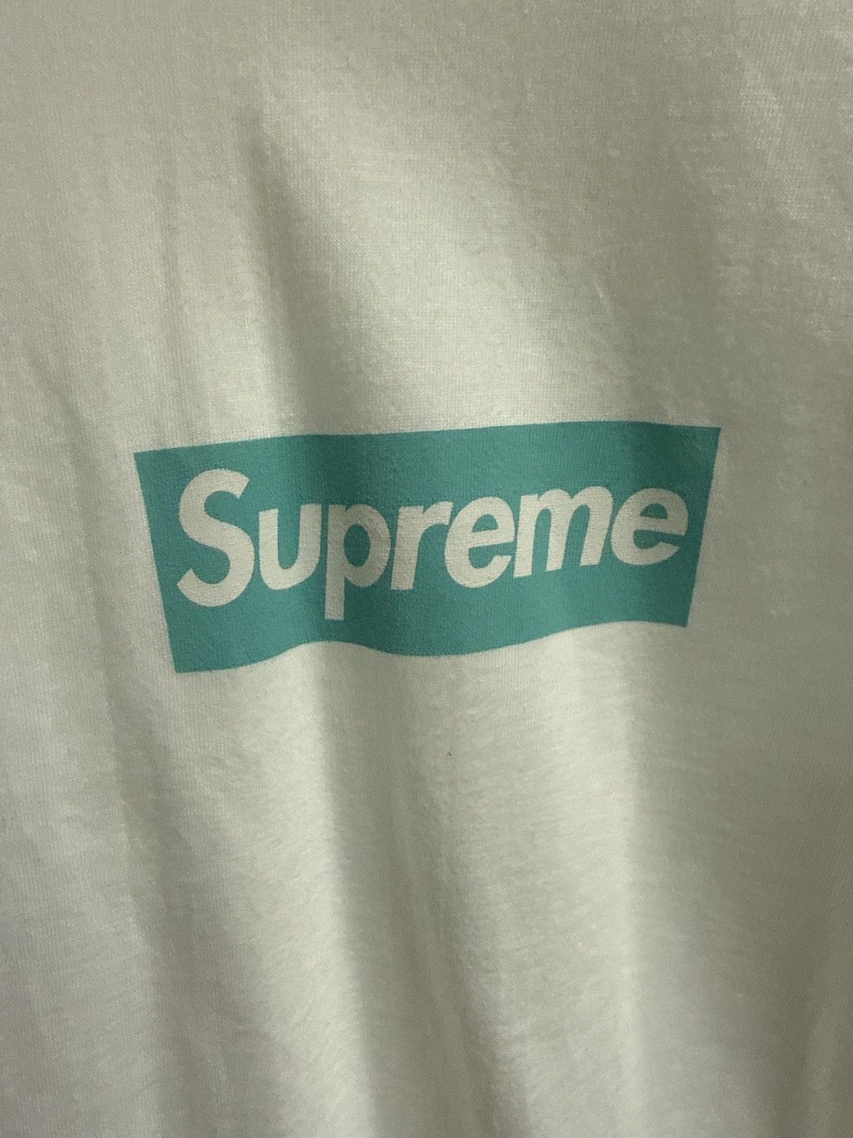 Supreme × Tiffany & Co. Supreme + Tiffany & Co. Box Logo Tee Size US XXL / EU 58 / 5 - 2 Thumbnail