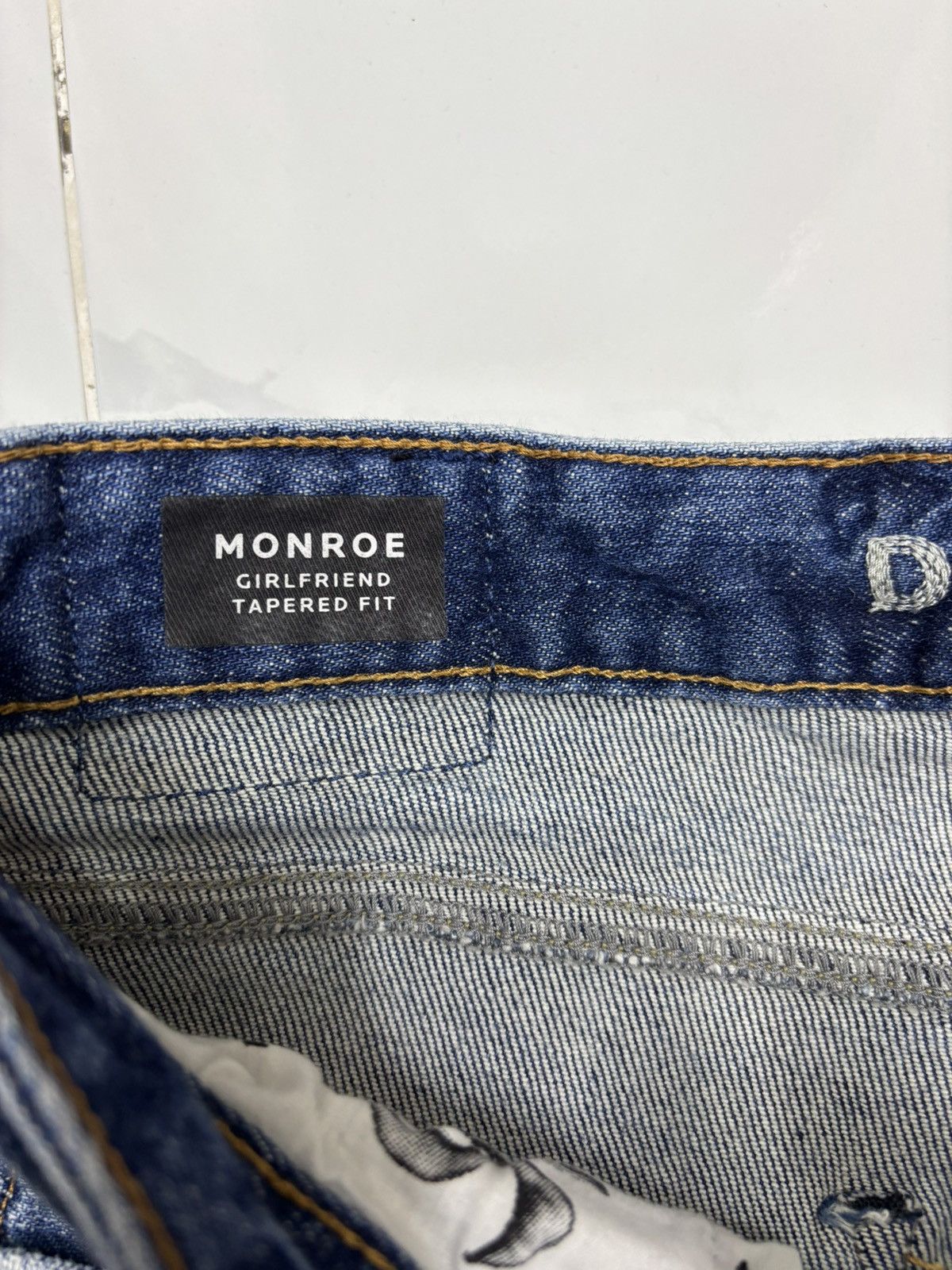 DENHAM Vintage Denham Half Selvedge Patchwork Distressed Denim Jean Size US 29 - 11 Thumbnail