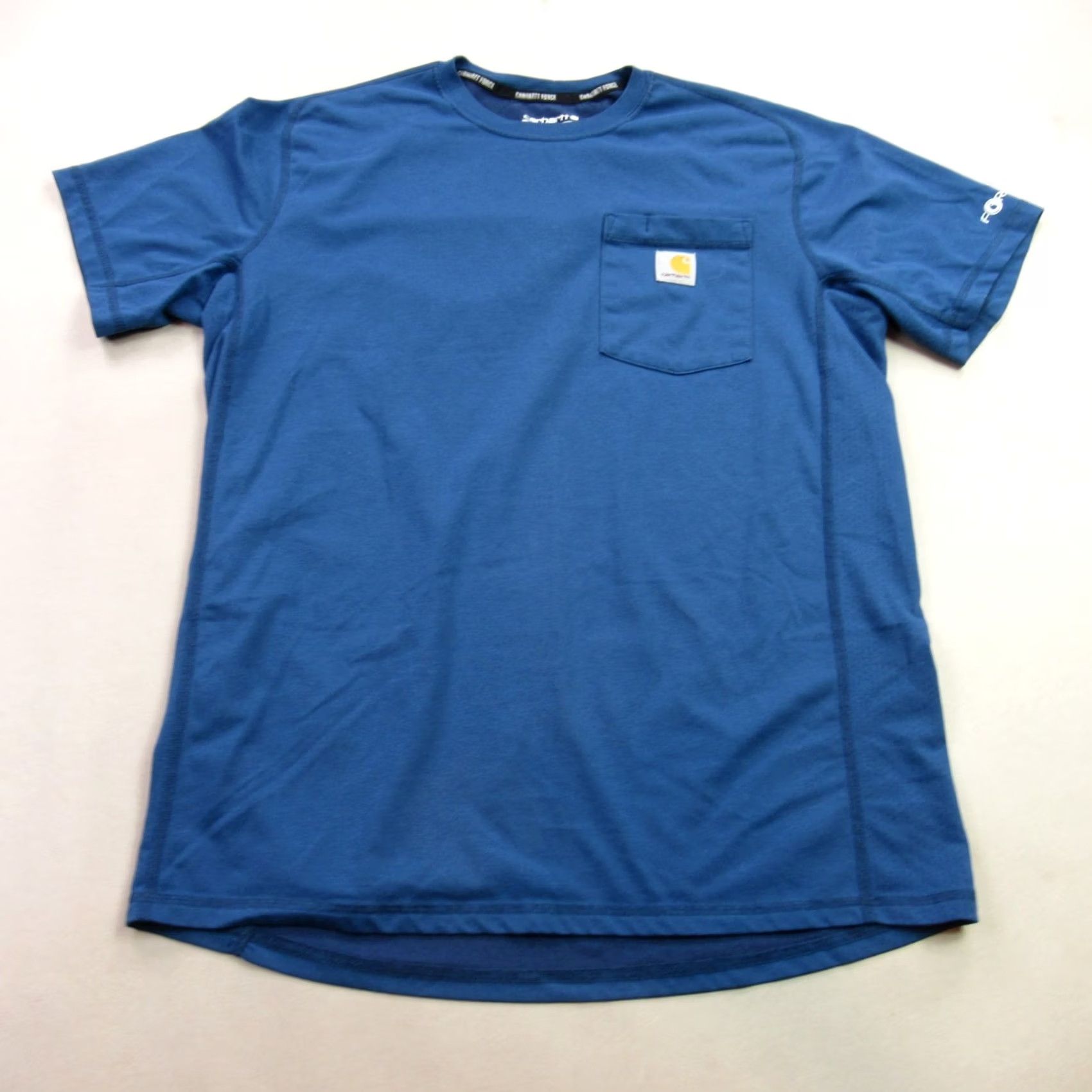 Carhartt Carhartt Shirt Medium Blue Relaxed Pocket Short Sleeve Crew Neck Mens Size US M / EU 48-50 / 2 - 2 Thumbnail