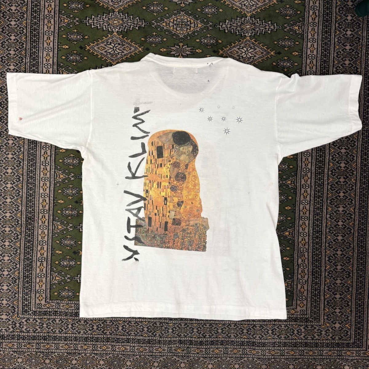 Vintage Super rare 1990s vintage Gustav Klimt Art Tee Size US L / EU 52-54 / 3 - 2 Thumbnail