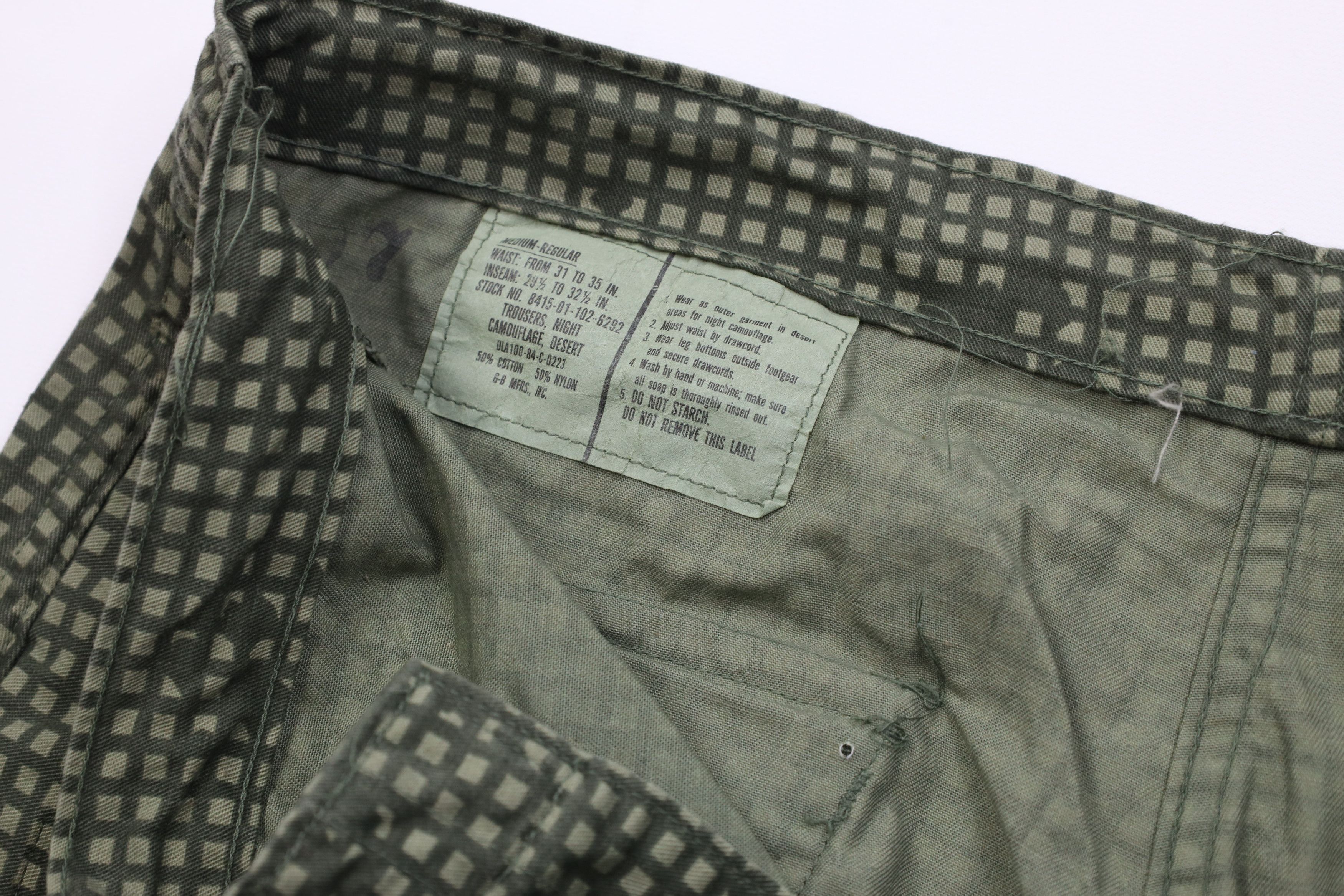 Vintage Vintage 80s USGI Style Wide Leg Skateboard Cargo Pants USA Size US 34 / EU 50 - 9 Thumbnail