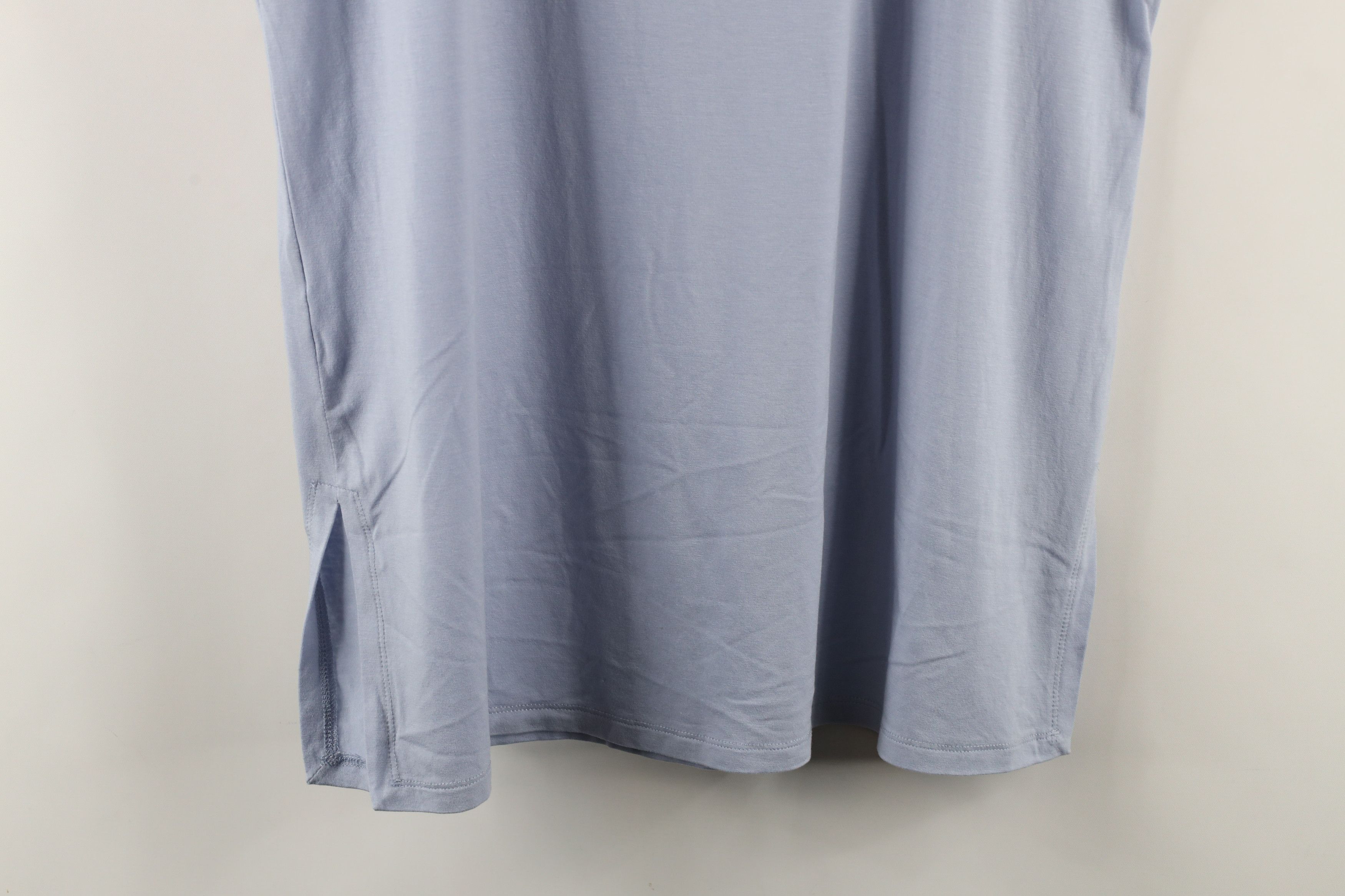Eileen Fisher × Vintage Eileen Fisher Sleeveless Oversized Baggy T-Shirt Periwinkle Size XXS / US 00 / IT 34 - 9 Thumbnail