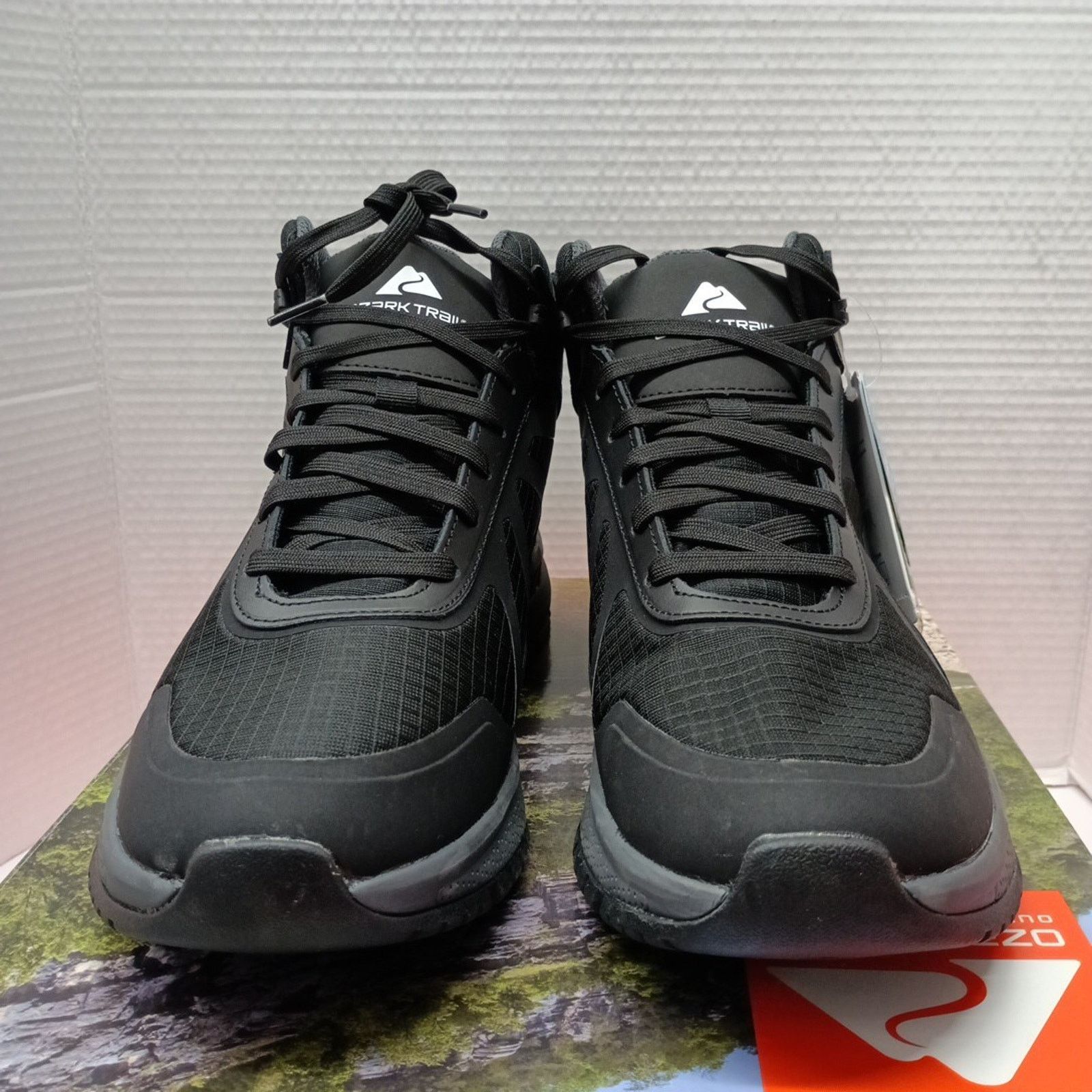 Other Mens size 11.5 Ozark Trail Tech Hiker Waterproof Boots Black Size US 11.5 / EU 44-45 - 2 Thumbnail