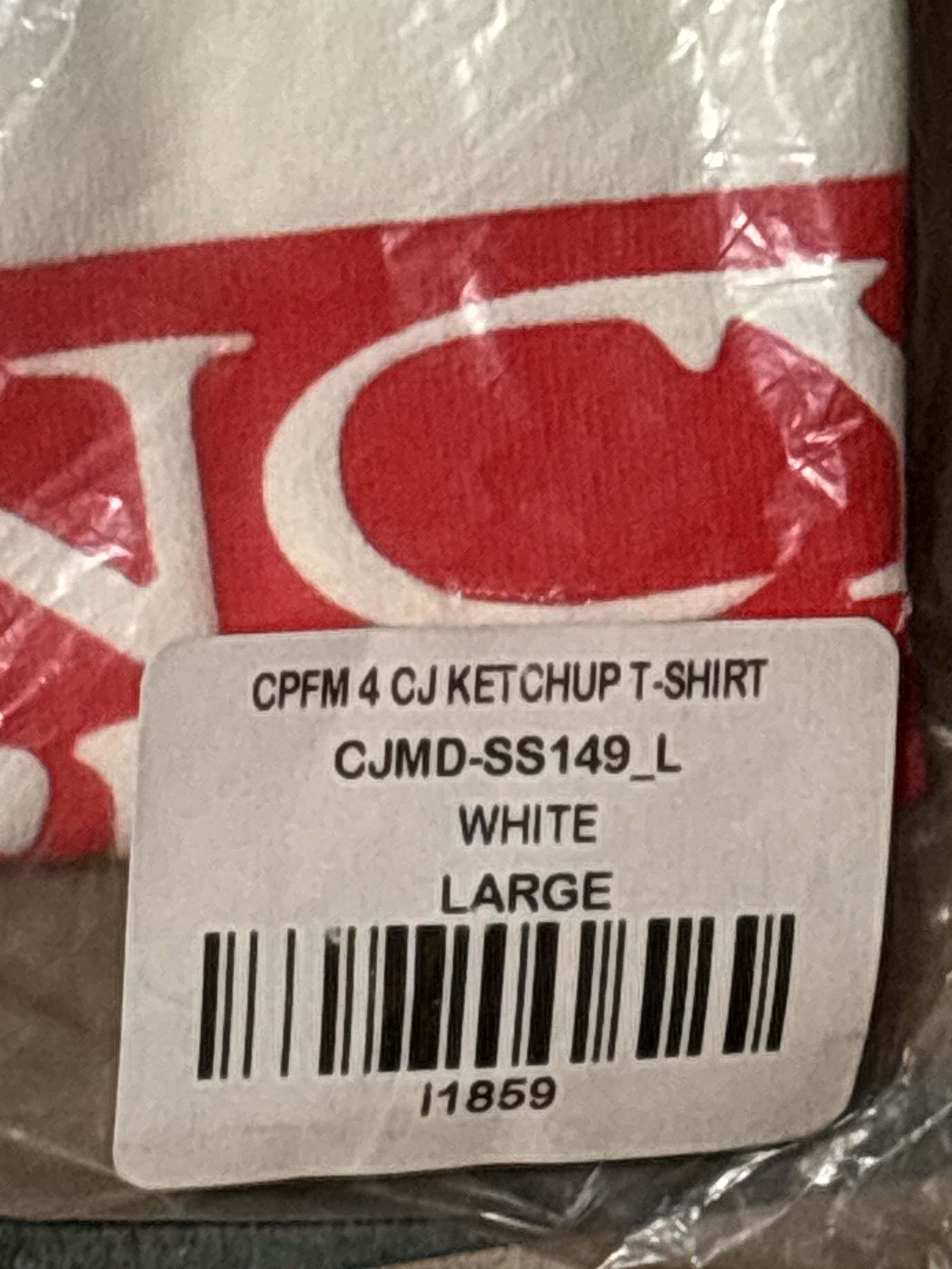 Cactus Plant Flea Market × Travis Scott McDonald's x Cactus Jack x CPFM 4 CJ KETCHUP T-SHIRT L Size US L / EU 52-54 / 3 - 5 Thumbnail