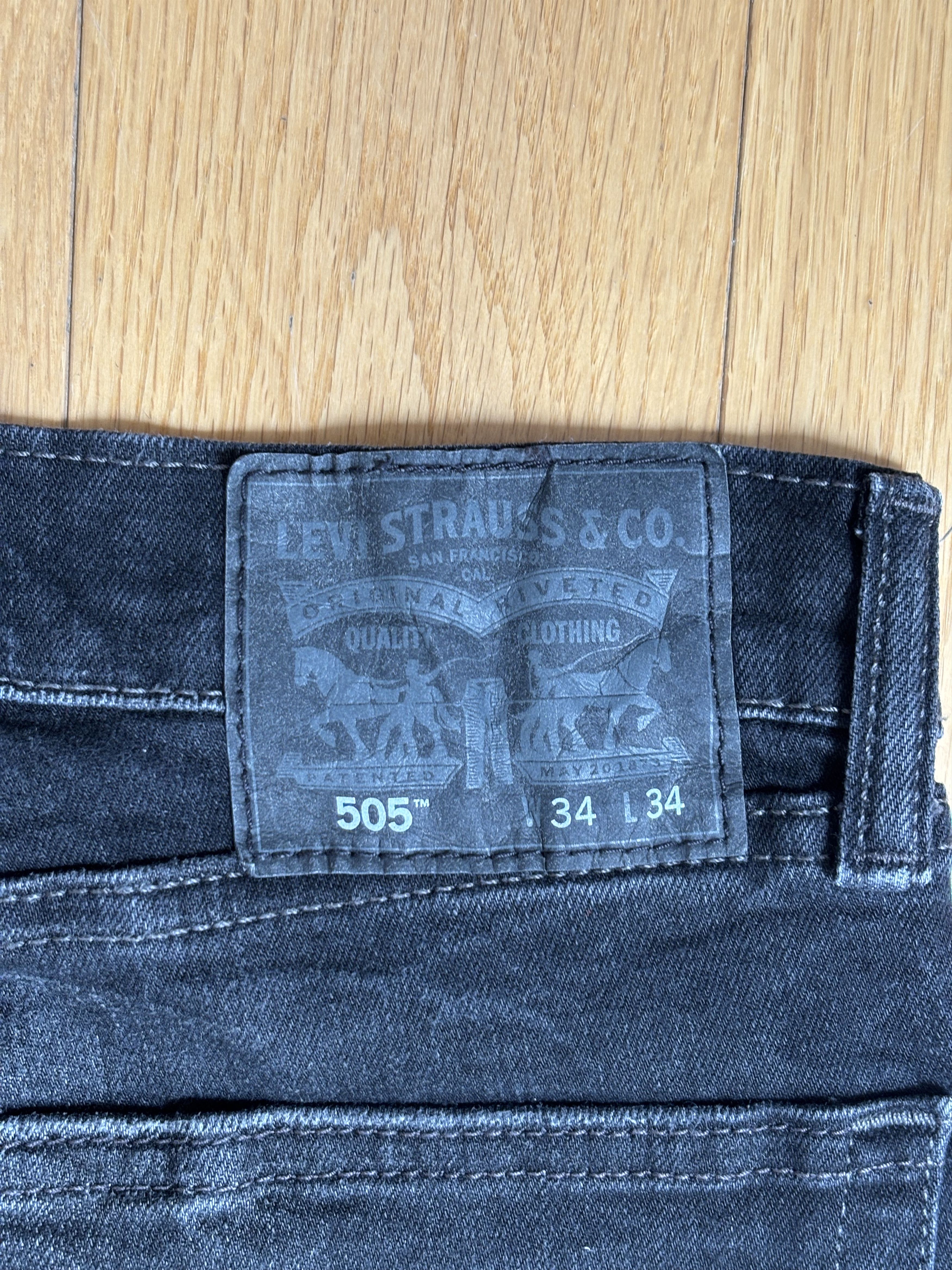 Levi's Vintage Levis 505 34x34 Size US 34 / EU 50 - 3 Thumbnail