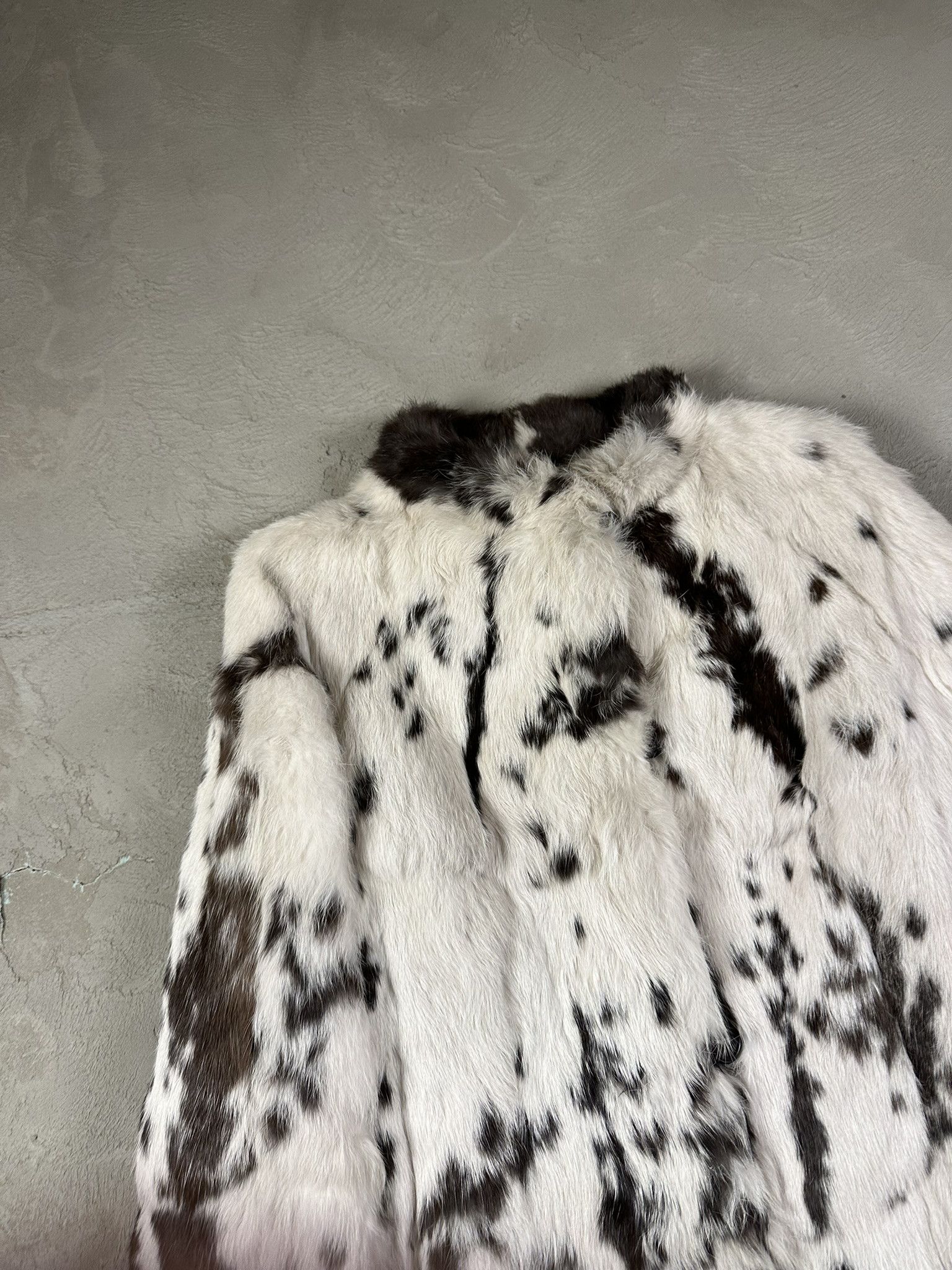 Vintage Vintage Y2k Real Fur Cow Print Rabbit Jacket Size M / US 6-8 / IT 42-44 - 6 Thumbnail