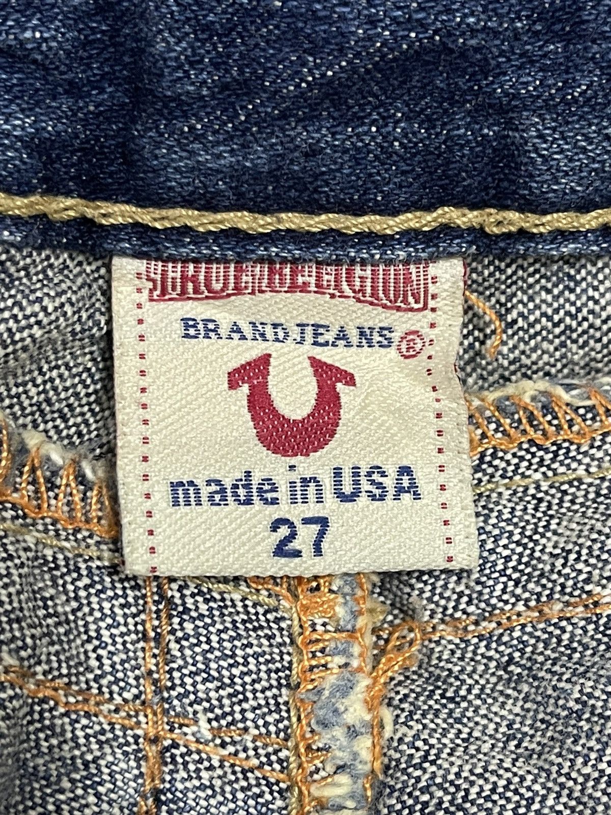 True Religion Vintage True Religion Blue Wash Distressed Bootcut Jeans Size US 28 / EU 44 - 9 Thumbnail