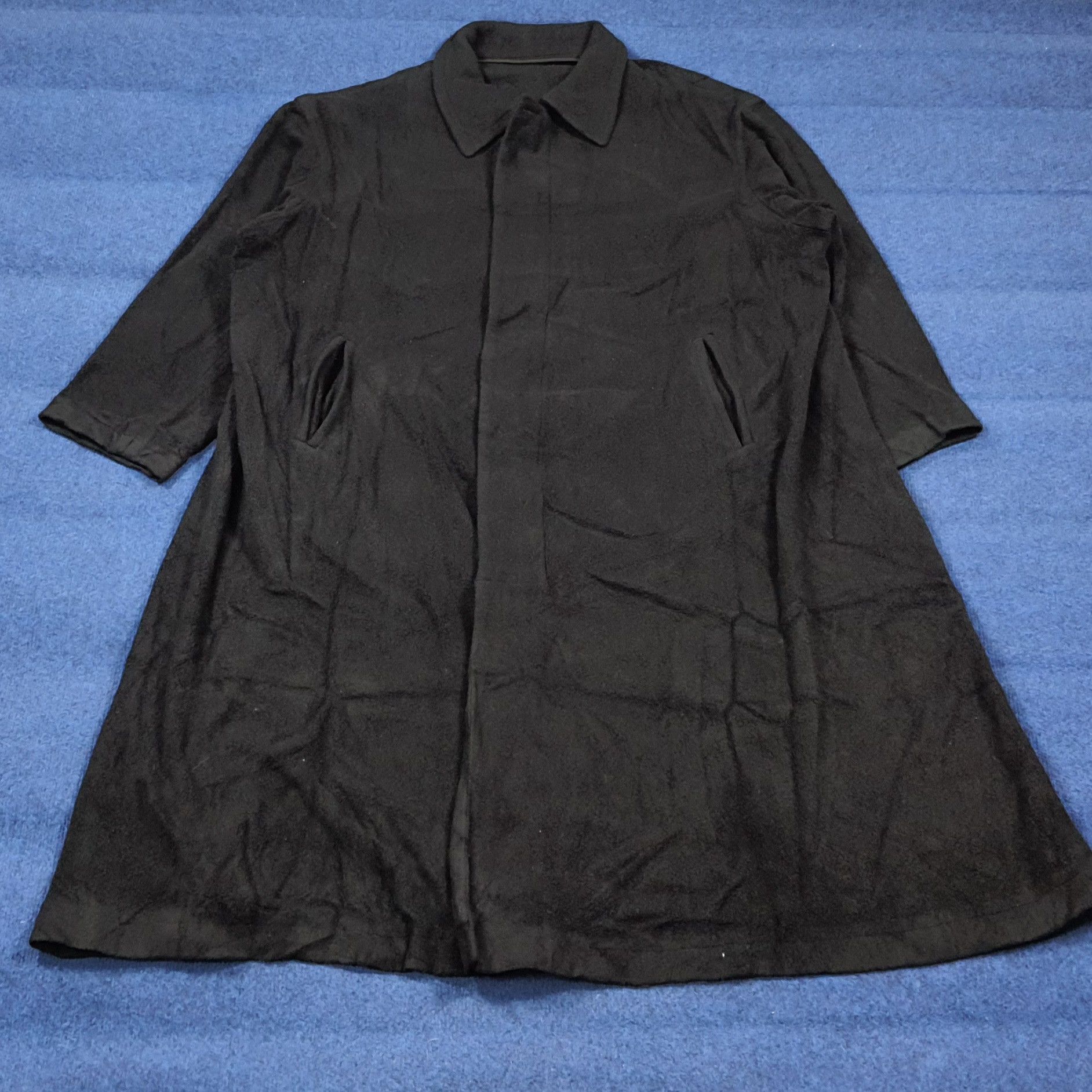 Y's Vintage Y's Yohji Yamamoto Fleece Jacket Overcoat C284N1 Size US XXL / EU 58 / 5 - 1 Thumbnail
