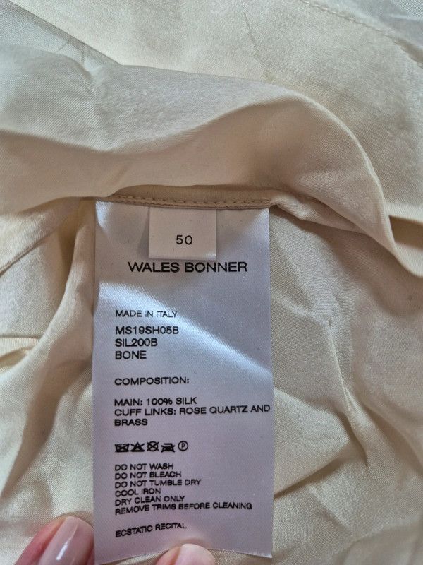 Wales Bonner Silk Plastron Shirt Size US M / EU 48-50 / 2 - 3 Thumbnail