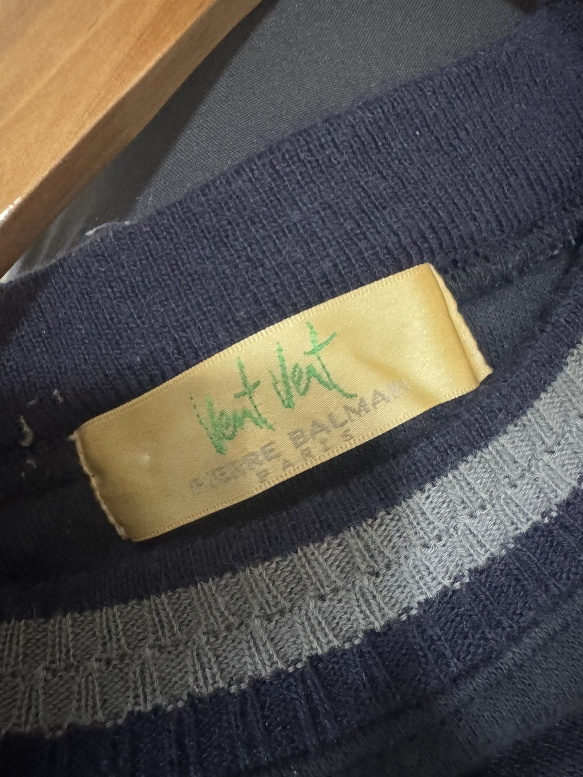 Pierre Balmain × Vintage Vintage Vent Vert by Pierre Balmain Sweatshirt Size US M / EU 48-50 / 2 - 7 Thumbnail