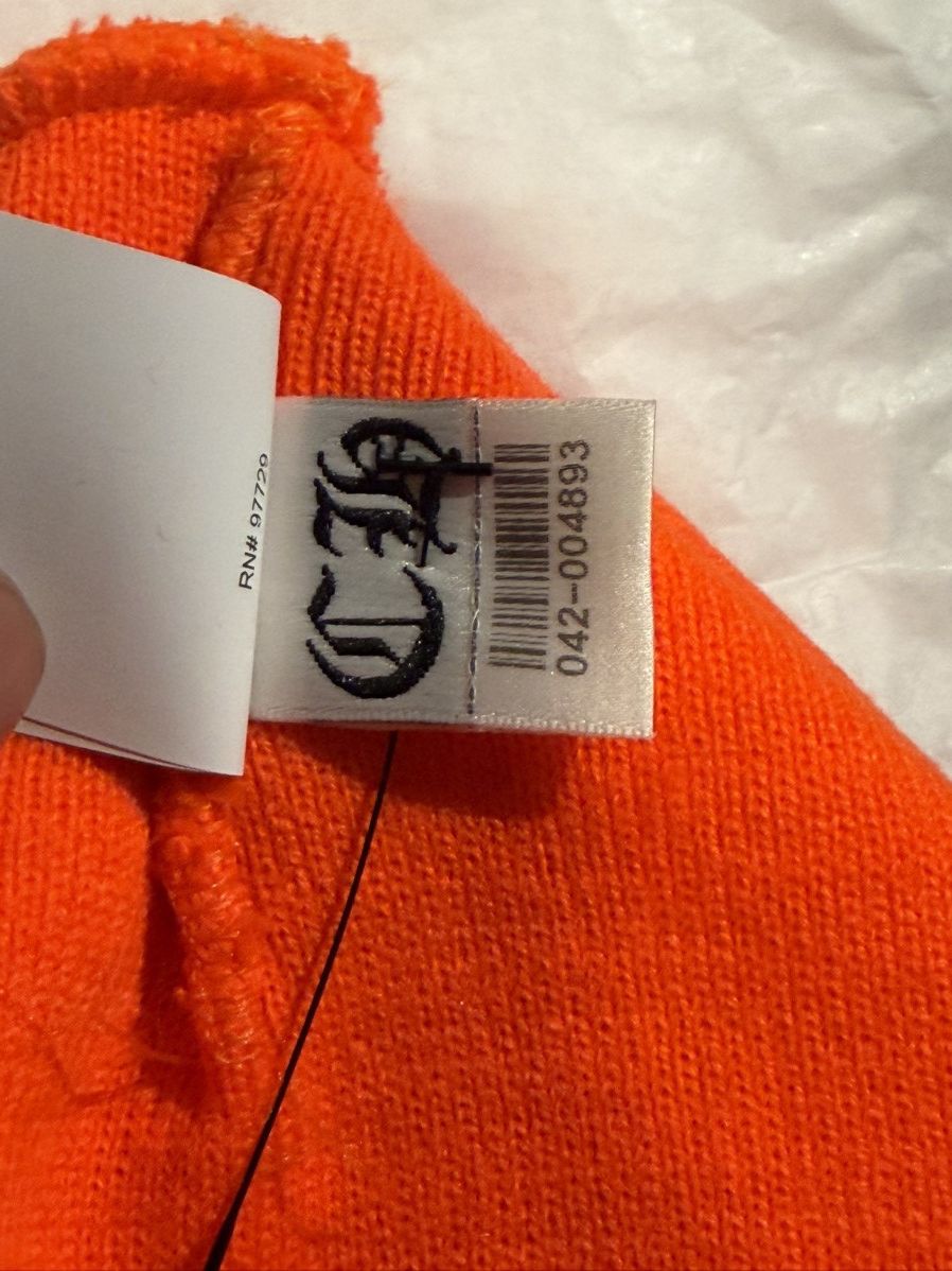 Chrome Hearts Chrome Hearts Orange Beanie Size ONE SIZE - 8 Thumbnail