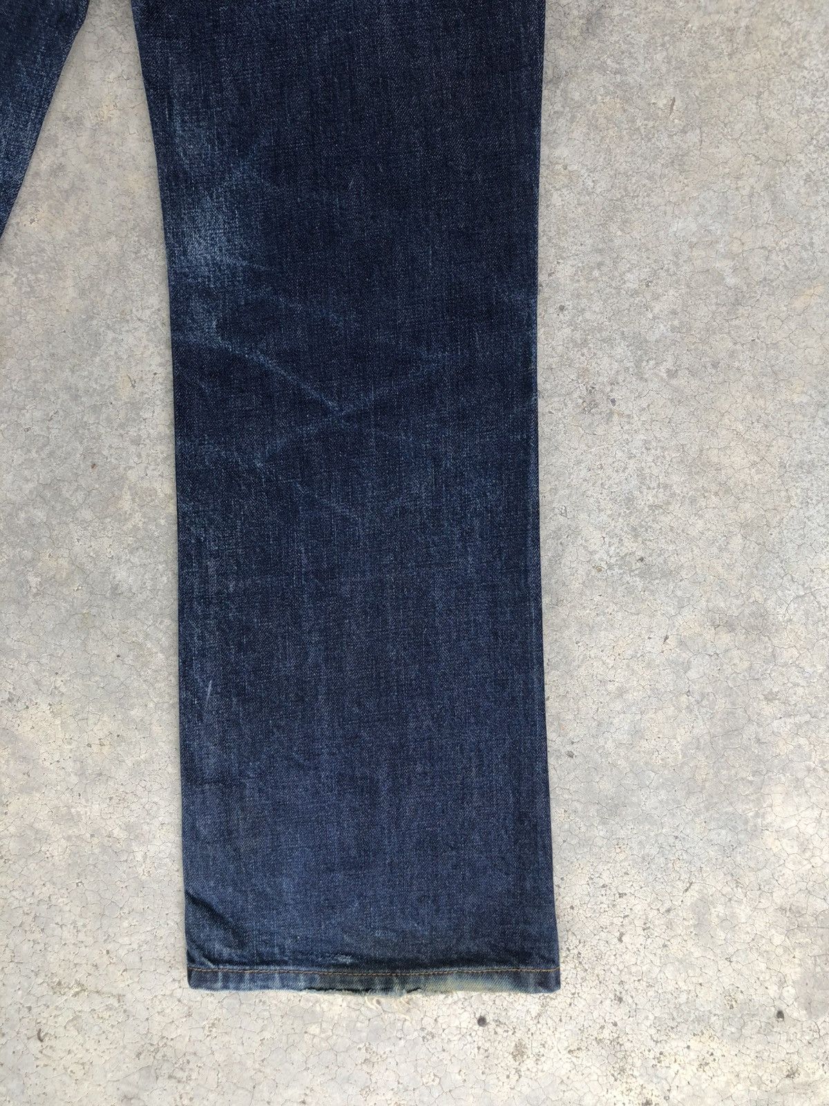 Yohji Yamamoto Ined Homme Flared Jeans Distressed Jeans Size US 30 / EU 46 - 14 Thumbnail
