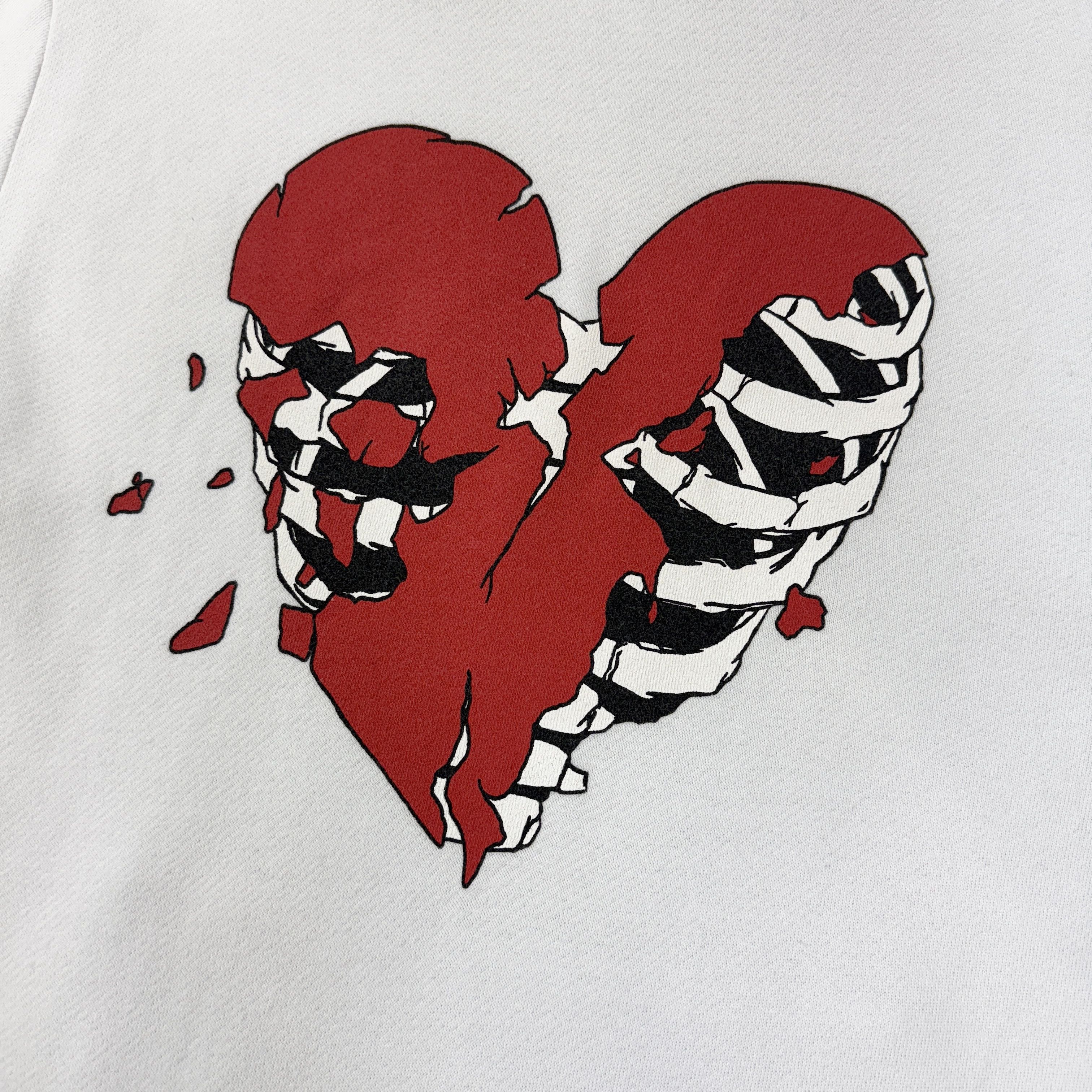 Amiri Amiri Lovers Embroidered Pullover Hoodie In White RRP £550 Size US M / EU 48-50 / 2 - 3 Thumbnail