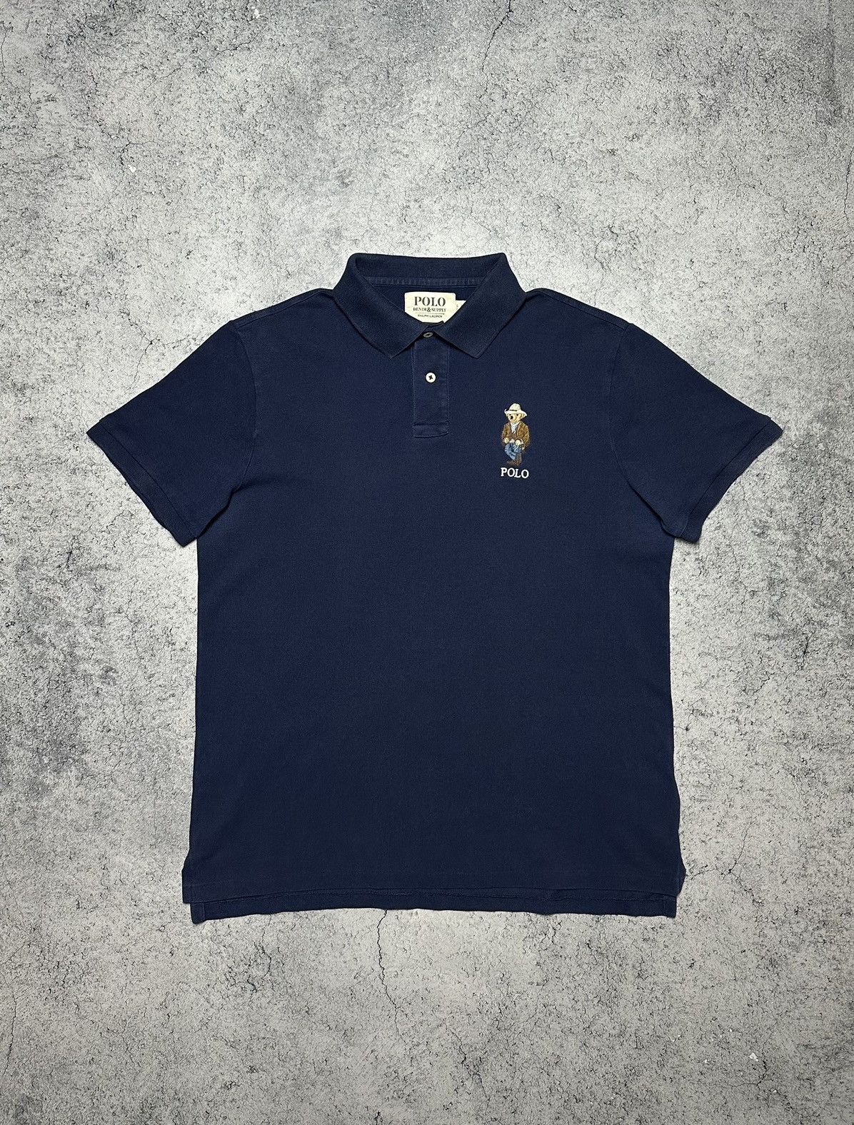 Denim & Supply Ralph Lauren Polo Ralph Lauren Denim & Supply Cowboy Bear Polo Shirt Size US L / EU 52-54 / 3 - 1 Thumbnail