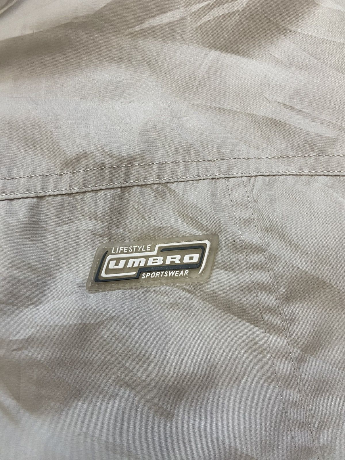 Umbro Vintage Umbro Y2K Grey & Navy Fleece Lined Jacket (S) Size US S / EU 44-46 / 1 - 7 Thumbnail