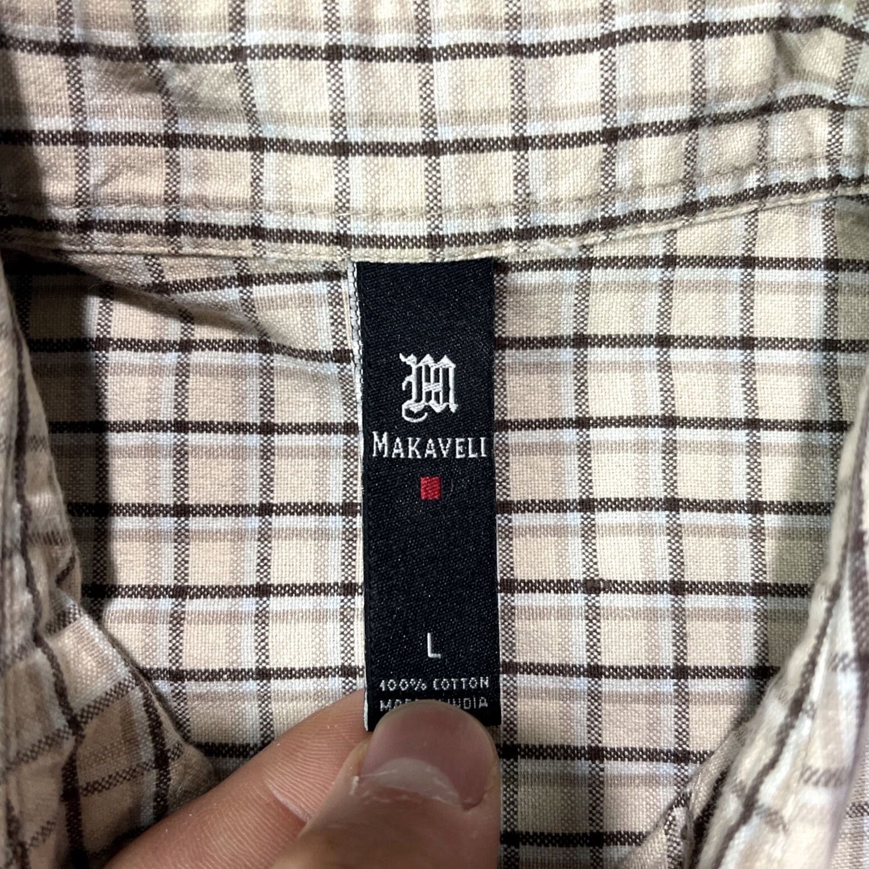 Vintage Makaveli 2pac Tupac Shakur Casual Shirt Button Up Men’s L Size US L / EU 52-54 / 3 - 6 Thumbnail
