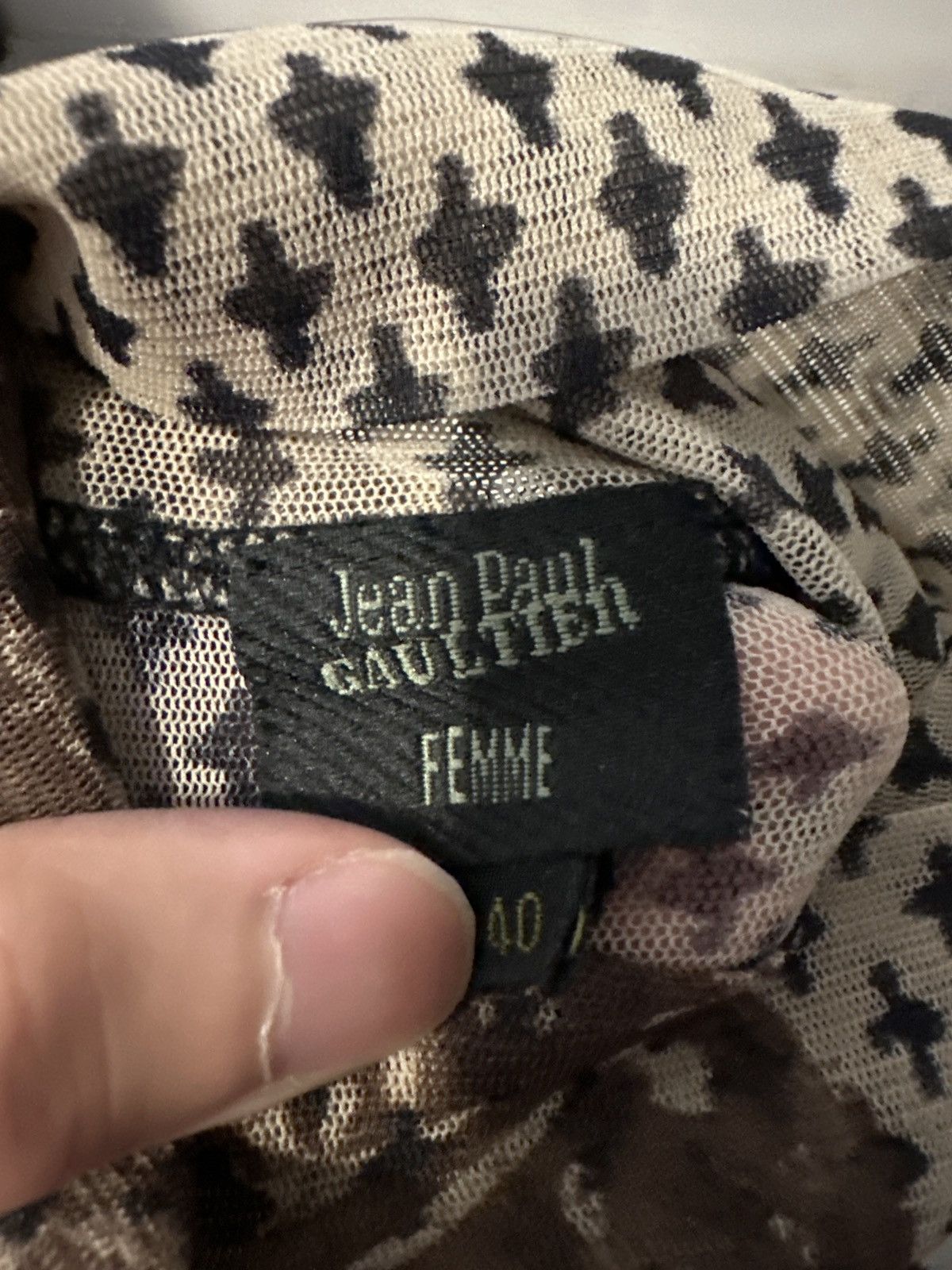 Jean Paul Gaultier Jean Paul Gaultier 90s mesh top Size S / US 4 / IT 40 - 4 Thumbnail