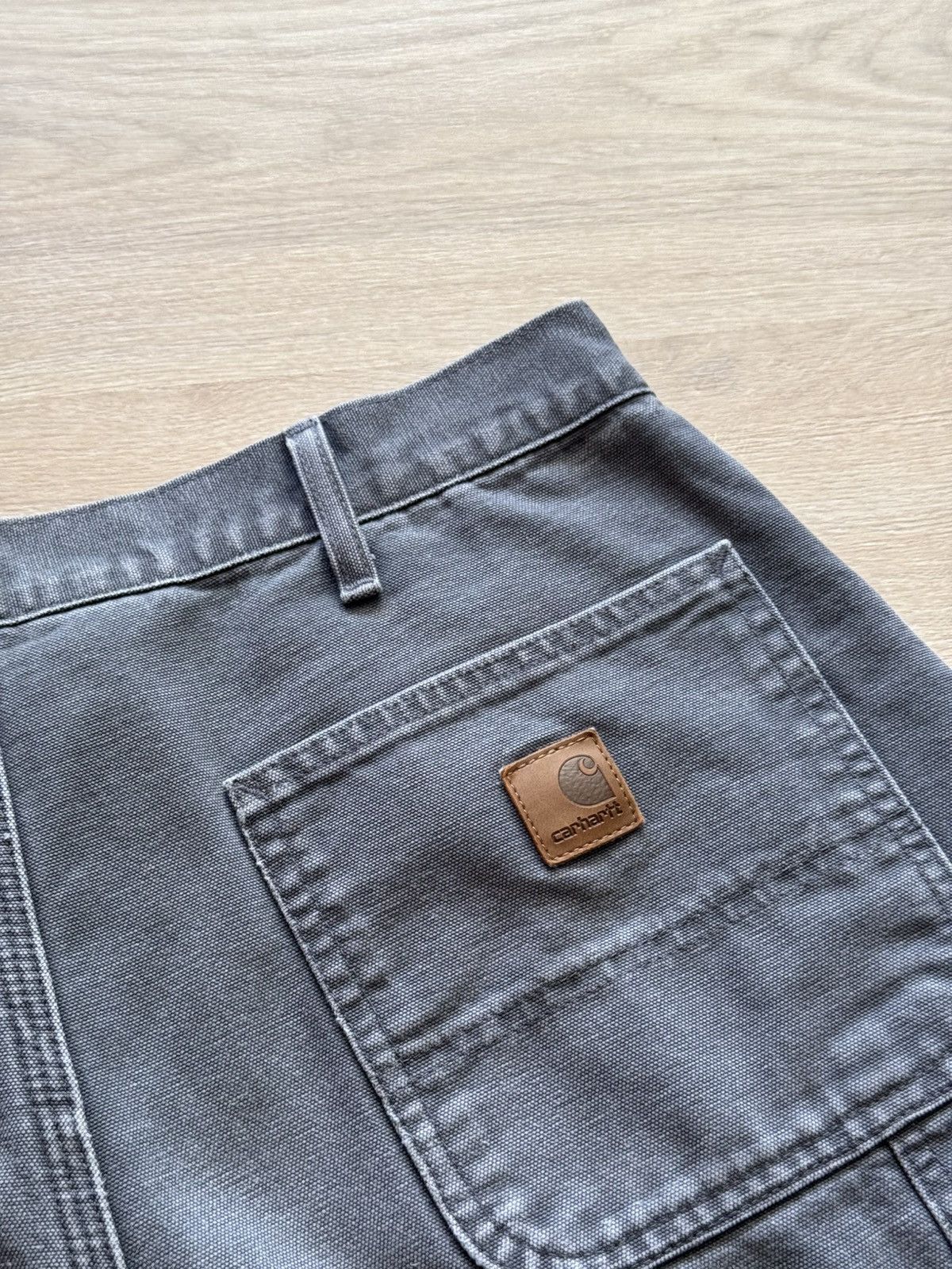 Carhartt Vintage Carhartt Canvas Gray Lined Carpenter Baggy Fit Pants Size US 34 / EU 50 - 7 Thumbnail