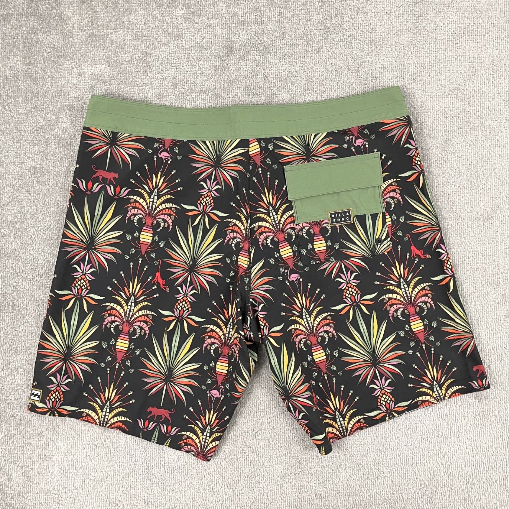 Billabong Billabong Bottom Mens 38 10" Linerless Boardshorts Bermuda Agua Airlite Multicolor Swim Trunks Beach Surfing Size US 38 / EU 54 - 2 Thumbnail