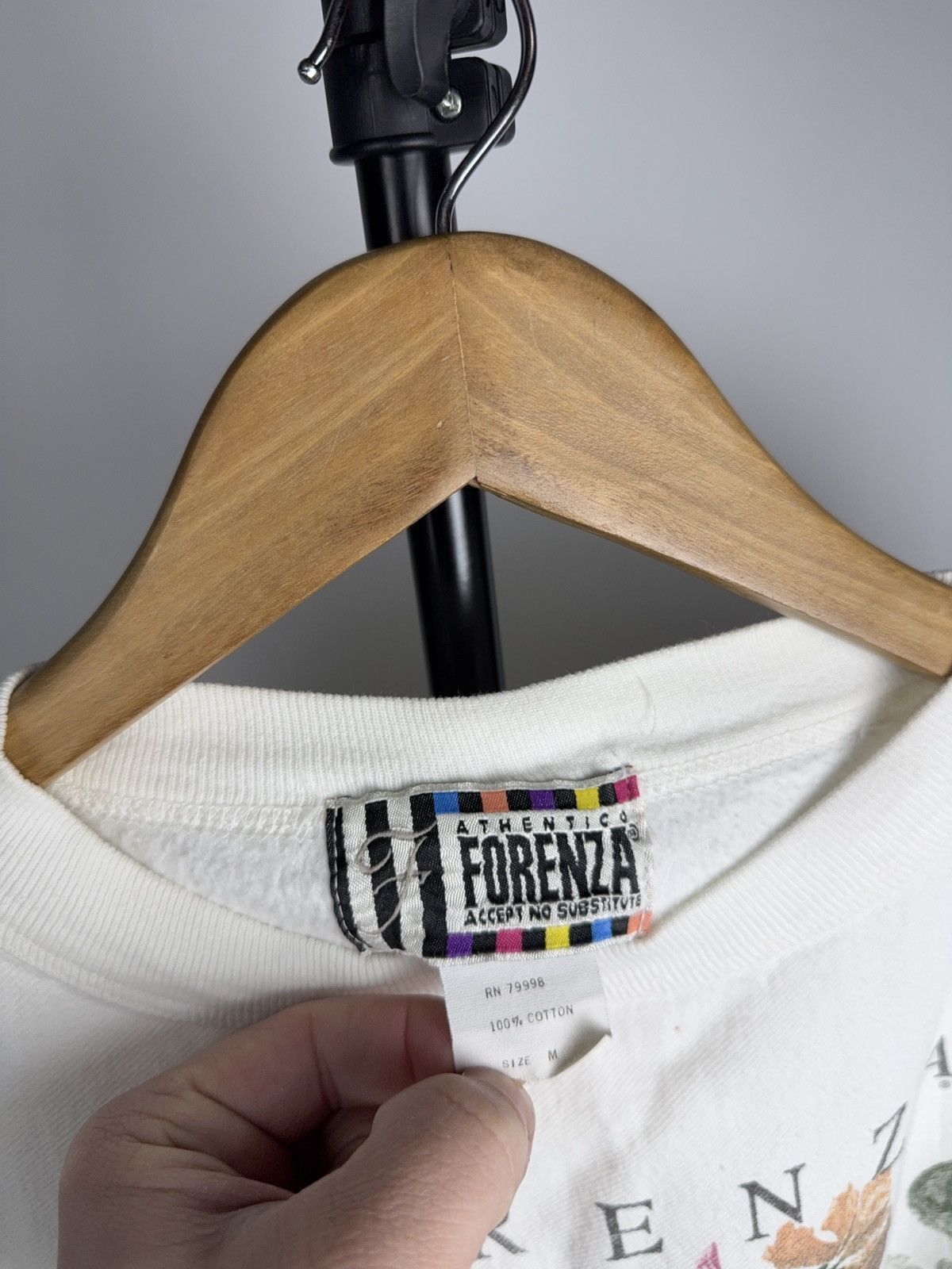 Vintage Retro 90s Vintage Forenza Floral Crewneck Made in USA Size M / US 6-8 / IT 42-44 - 8 Thumbnail