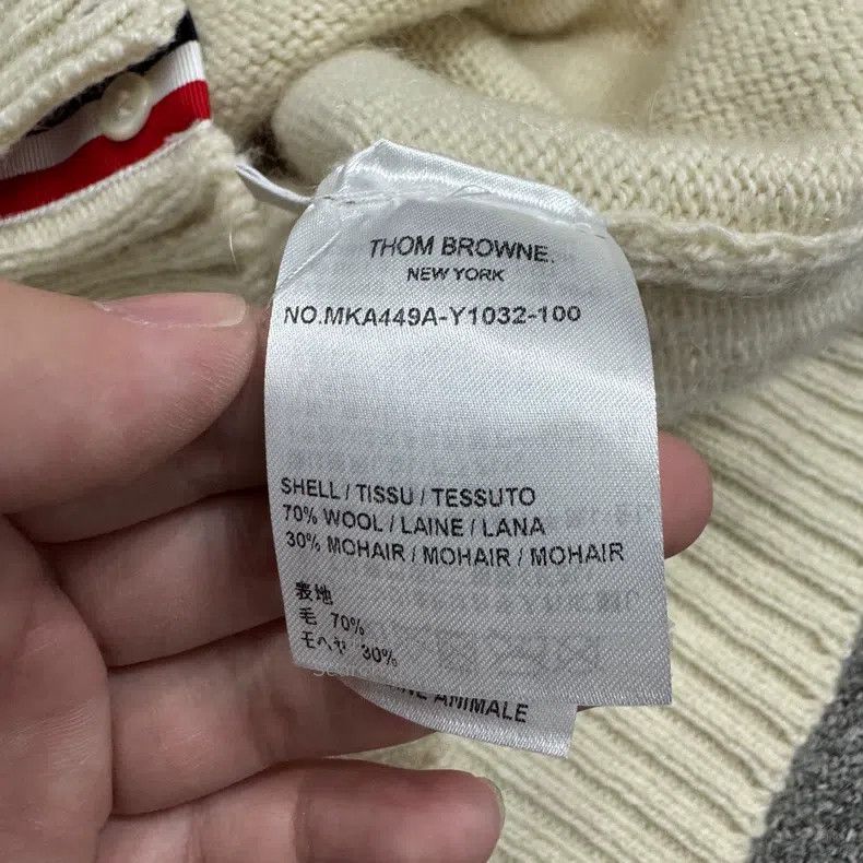 Thom Browne Thom Browne Wool and Mohair Knit Sweater Size US XL / EU 56 / 4 - 3 Thumbnail