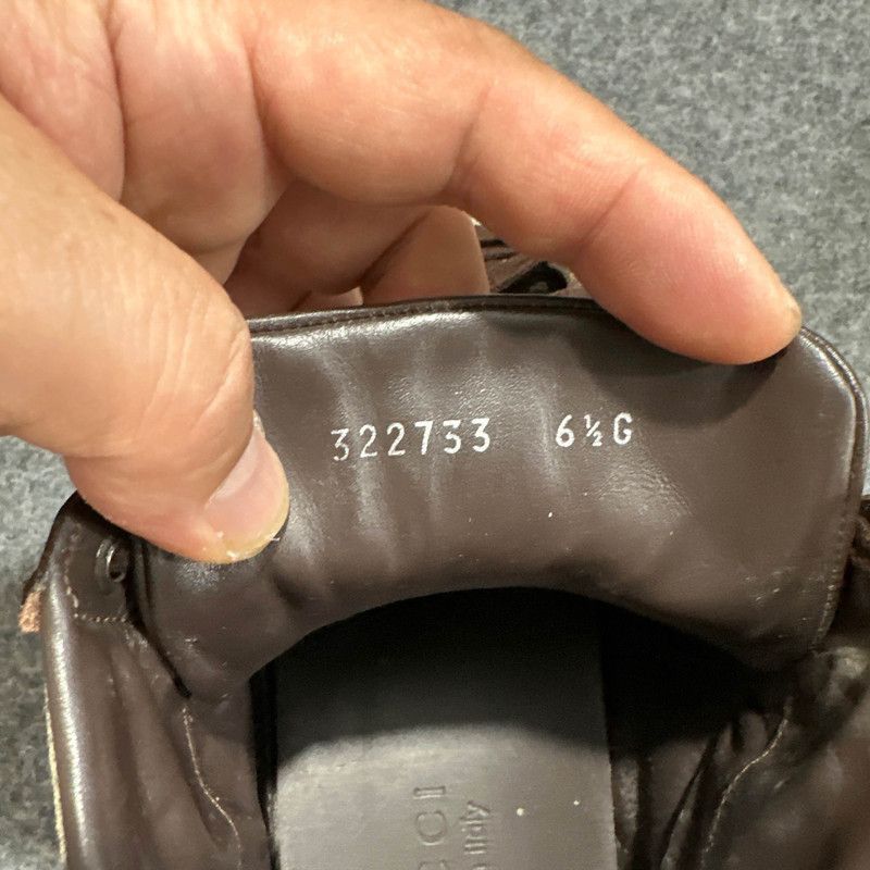 Gucci Gucci Stylish Brown High-Top Sneakers for Men - Size US 8.5 / EU 41-42 - 6 Thumbnail