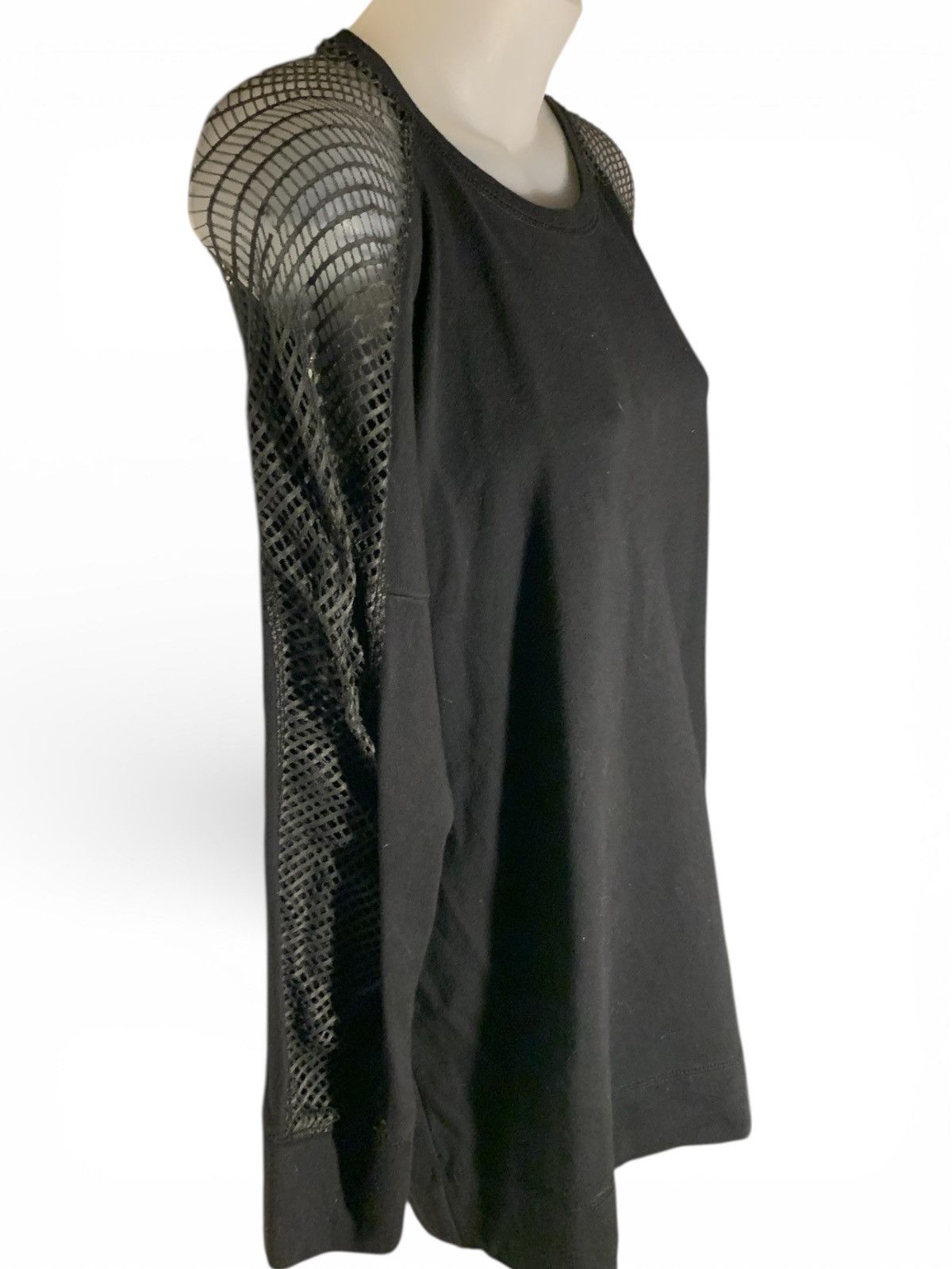 Jones New York Long Sleeved Mesh Top (item#10140) Size XL / US 12-14 / IT 48-50 - 3 Thumbnail