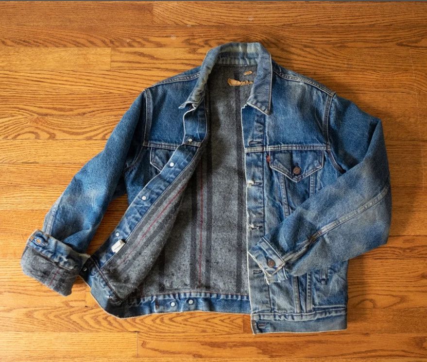 Levi's Men's Vintage 1980's Levi Blanket Lined Jacket Size US M / EU 48-50 / 2 - 1 Thumbnail