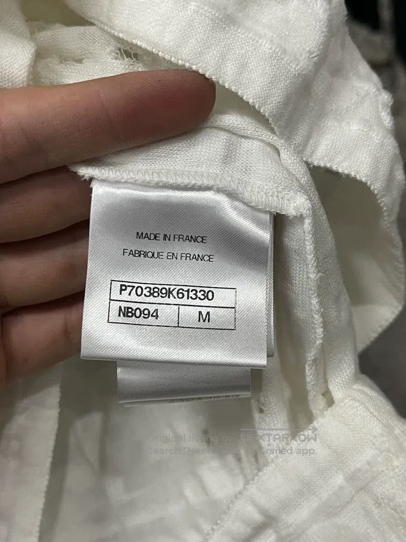 Chanel Chanel White hollow logo short sleeves Size M / US 6-8 / IT 42-44 - 7 Thumbnail