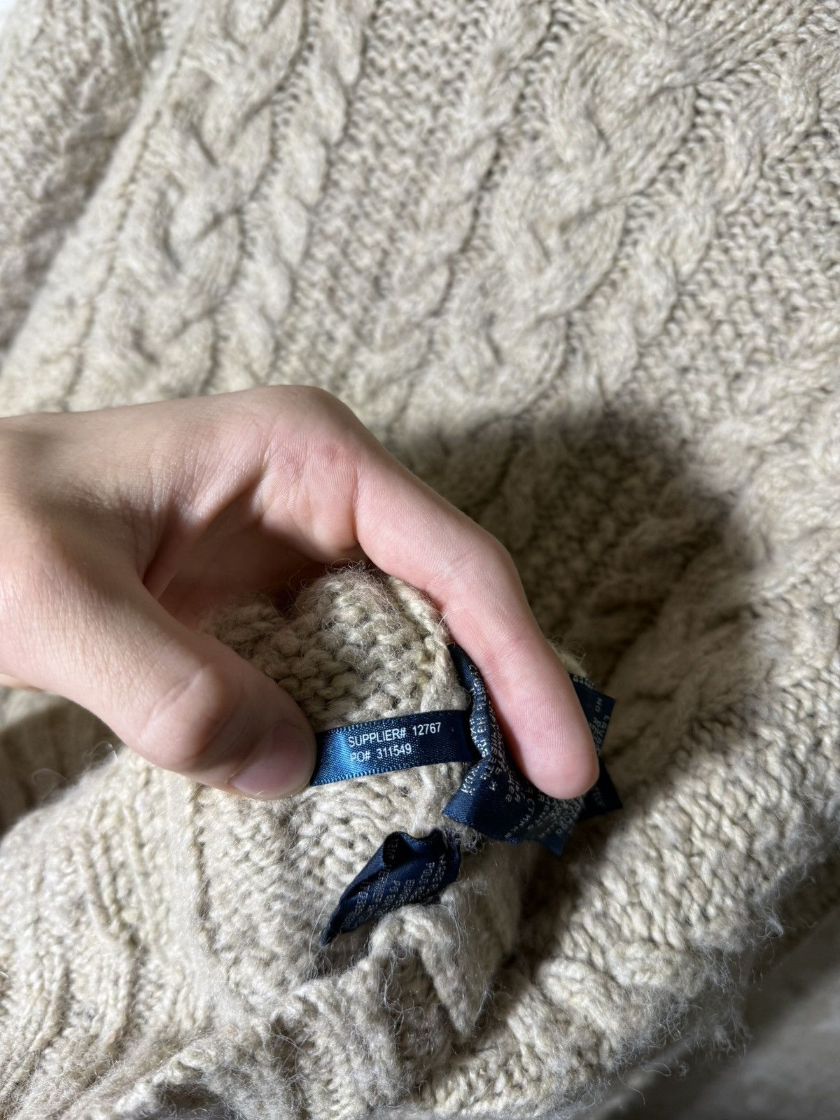 Polo Ralph Lauren × Vintage Wool Polo Ralph Lauren Vintage Man Size US L / EU 52-54 / 3 - 6 Thumbnail