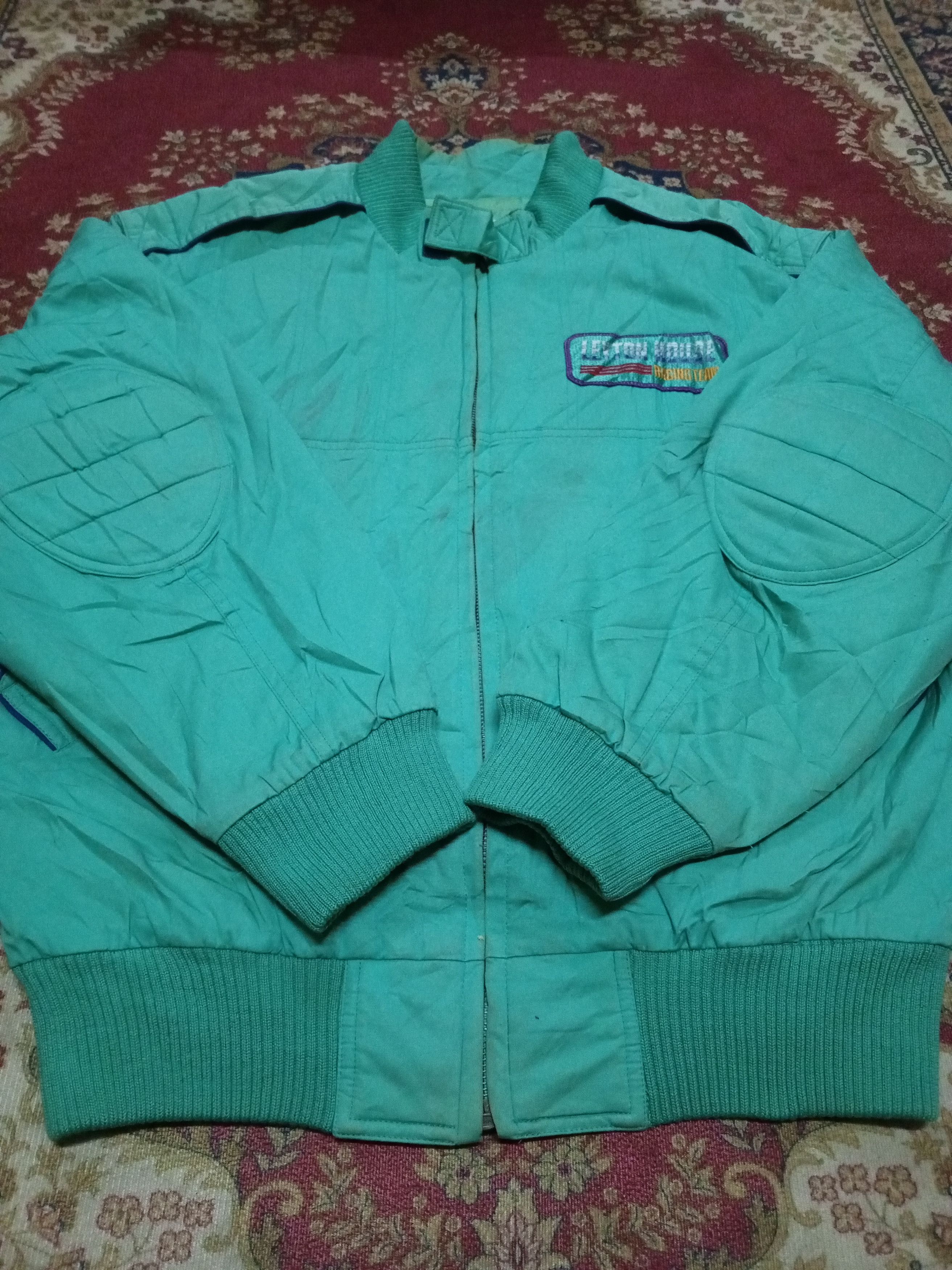 Formula 1 vintage Leyton house jacket embroidery turquoise streetwear Size US M / EU 48-50 / 2 - 13 Thumbnail