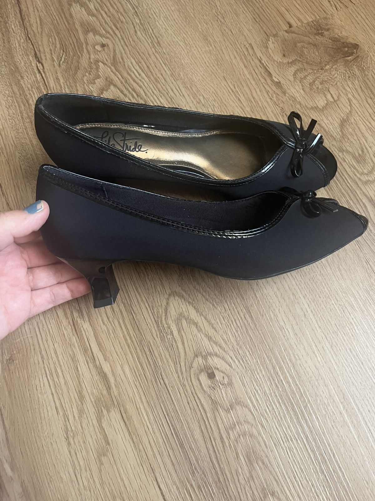 Vintage Life stride kitten heels Size US 6.5 / IT 36.5 - 2 Thumbnail
