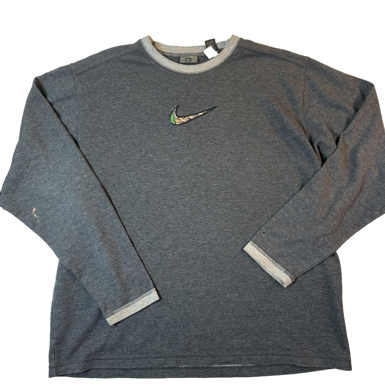 Nike Nike REI Long Sleeve Mens XL Anime Embroidered Swoosh Y2K Size US XL / EU 56 / 4 - 1 Thumbnail