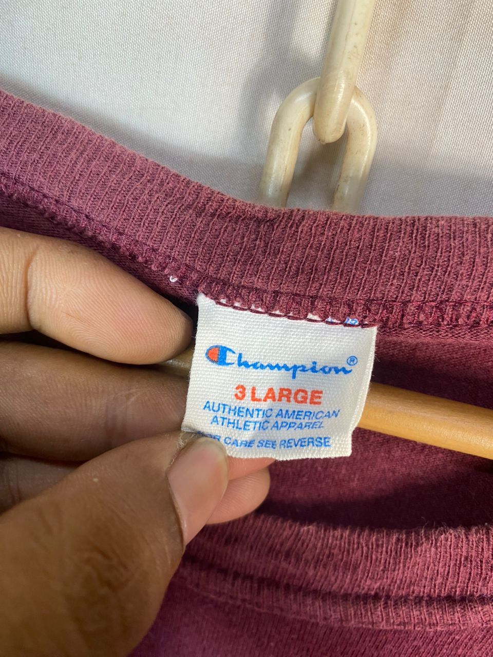 Champion × Vintage Vintage champion long sleeve tshirt Size US XL / EU 56 / 4 - 5 Thumbnail