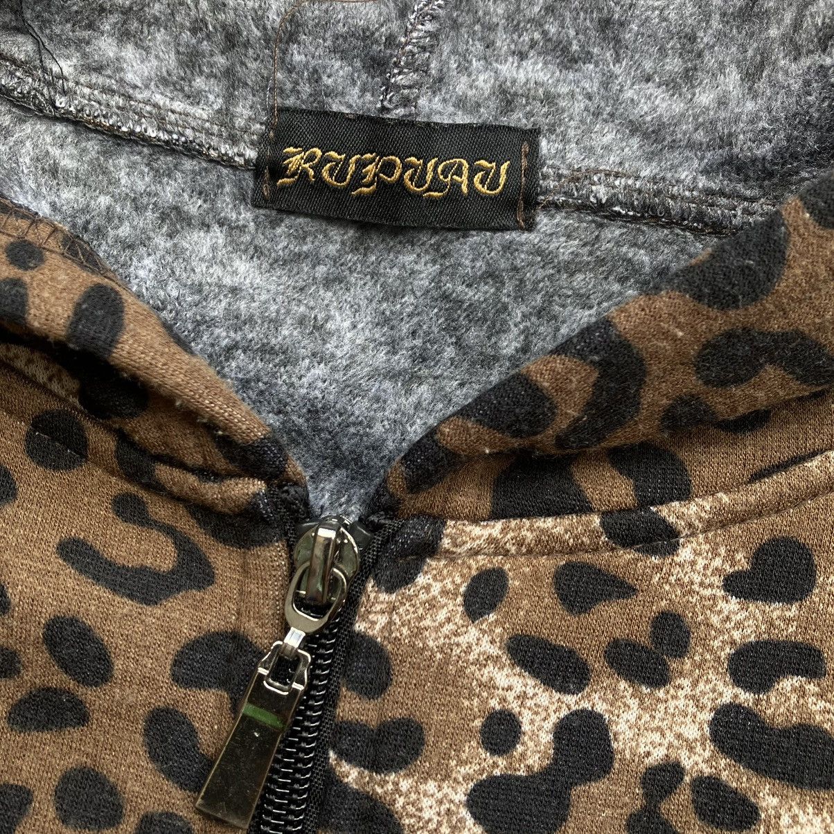 Designer × Japanese Brand RUPUAU LEOPARD CAMO ZIPHOODIE LONG Size M / US 6-8 / IT 42-44 - 3 Thumbnail