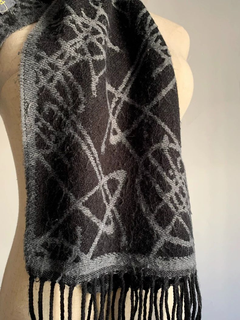Vivienne Westwood Vivienne Westwood Double-sided graffiti scarf Size ONE SIZE - 4 Thumbnail
