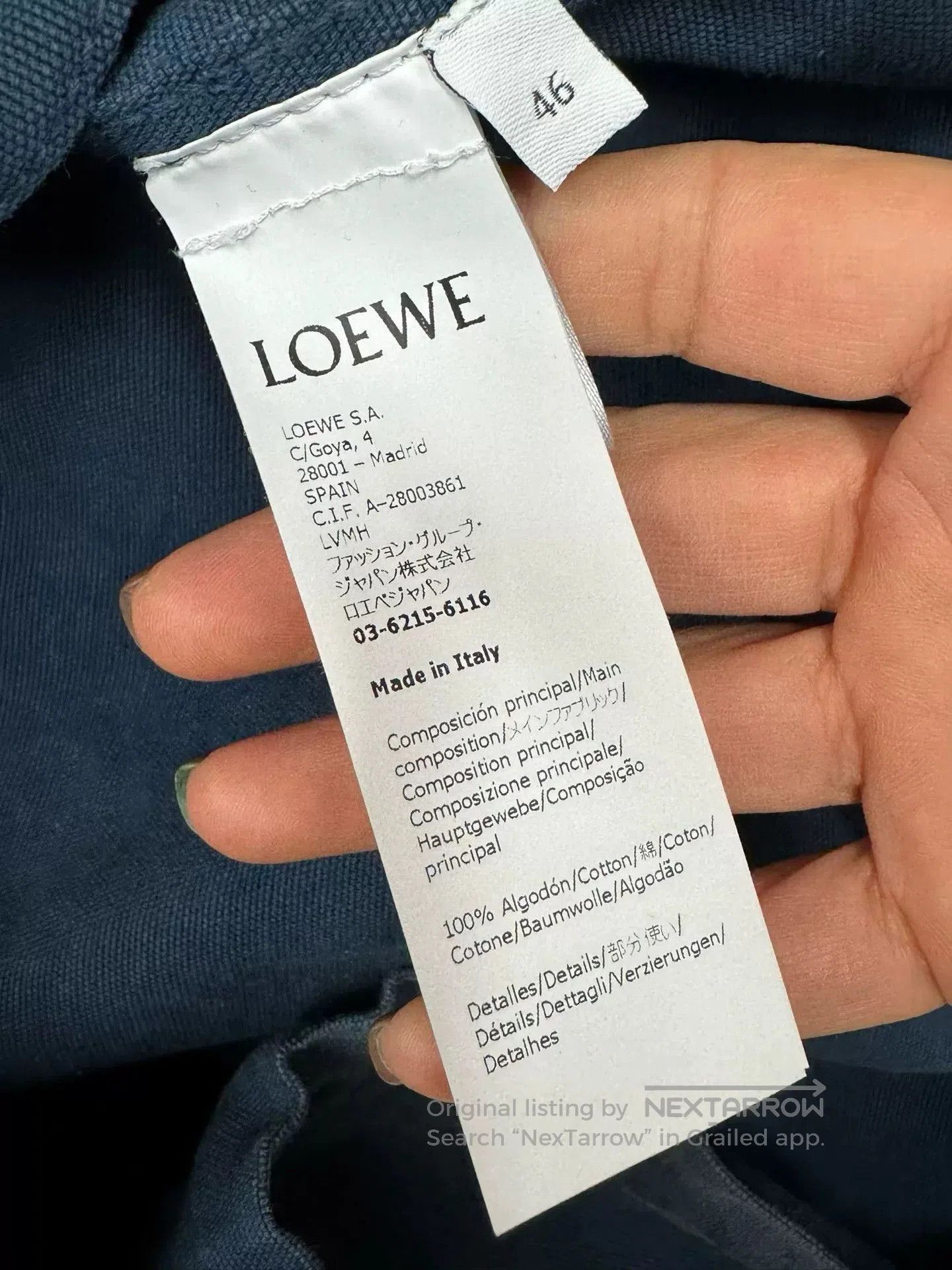 Loewe Loewe Denim Workwear Jacket. Size US S / EU 44-46 / 1 - 7 Thumbnail