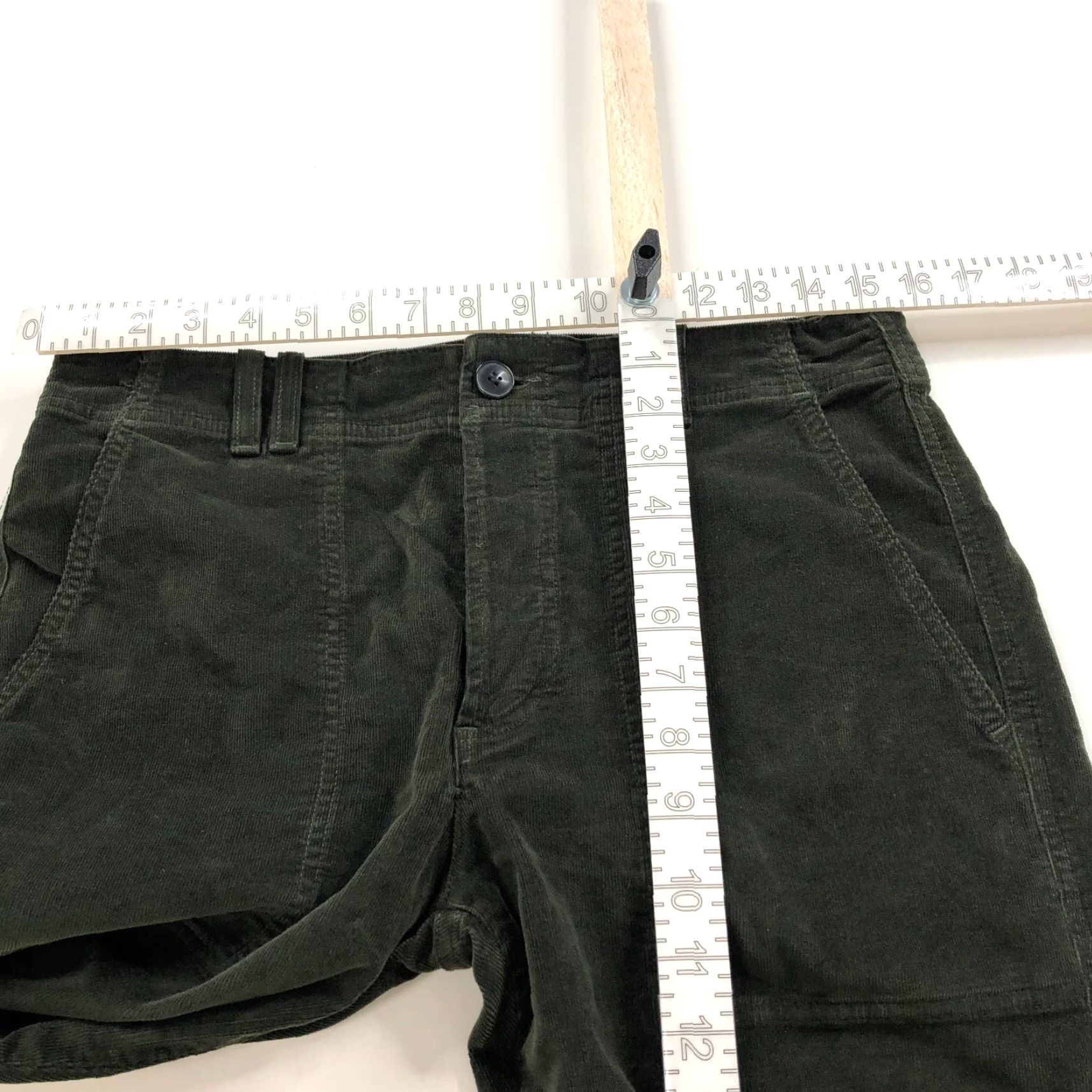 Citizens Of Humanity Citizens Of Humanity 27 (Fit 31W 25L) Mid Rise Corduroy Jogger Pants Green HRJ Size 27" / US 4 / IT 40 - 5 Thumbnail