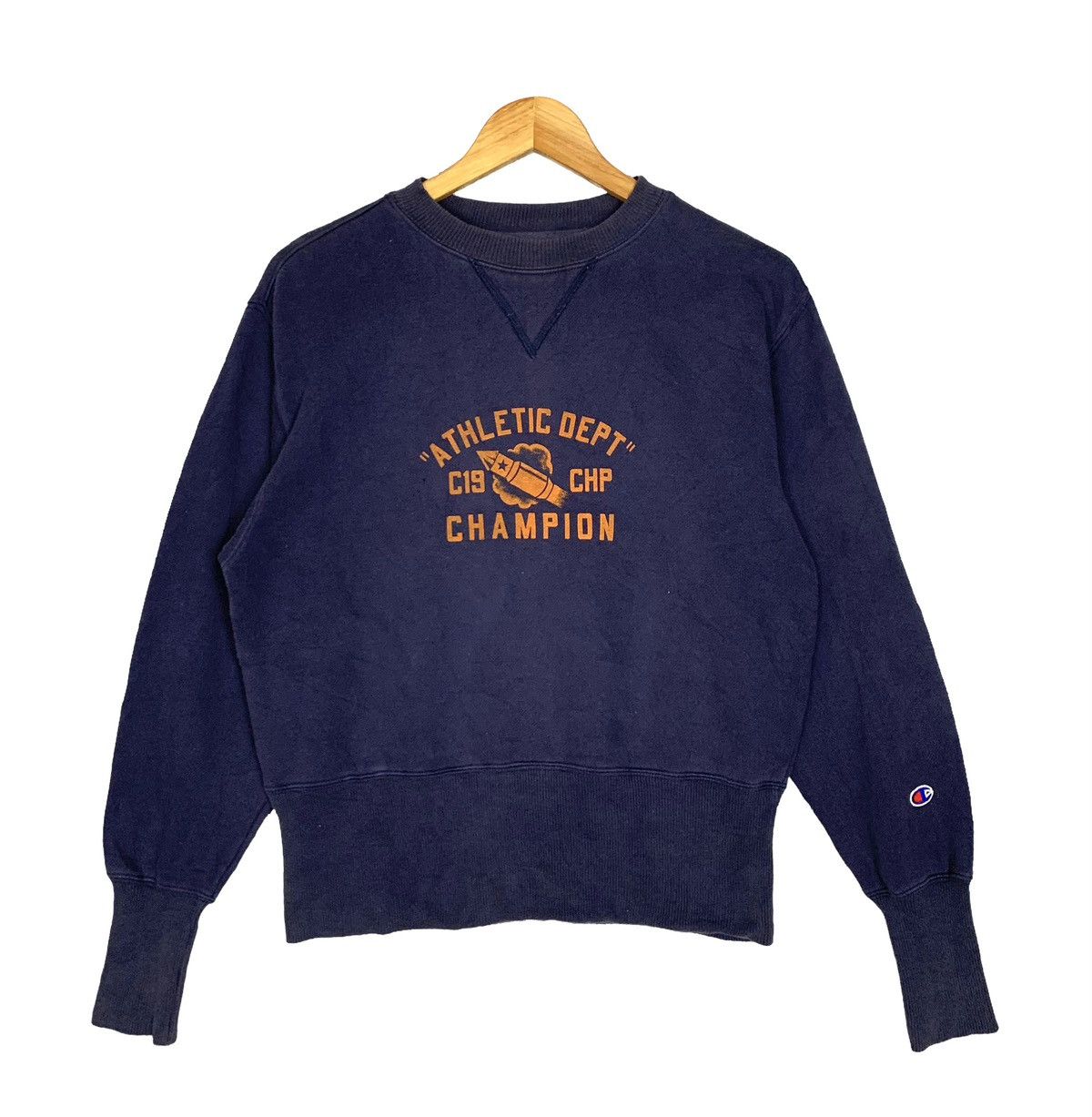 Champion × Vintage Vintage 90s Champion Athletic Dept” C19 Crewneck Sweatshirt Size US S / EU 44-46 / 1 - 1 Thumbnail